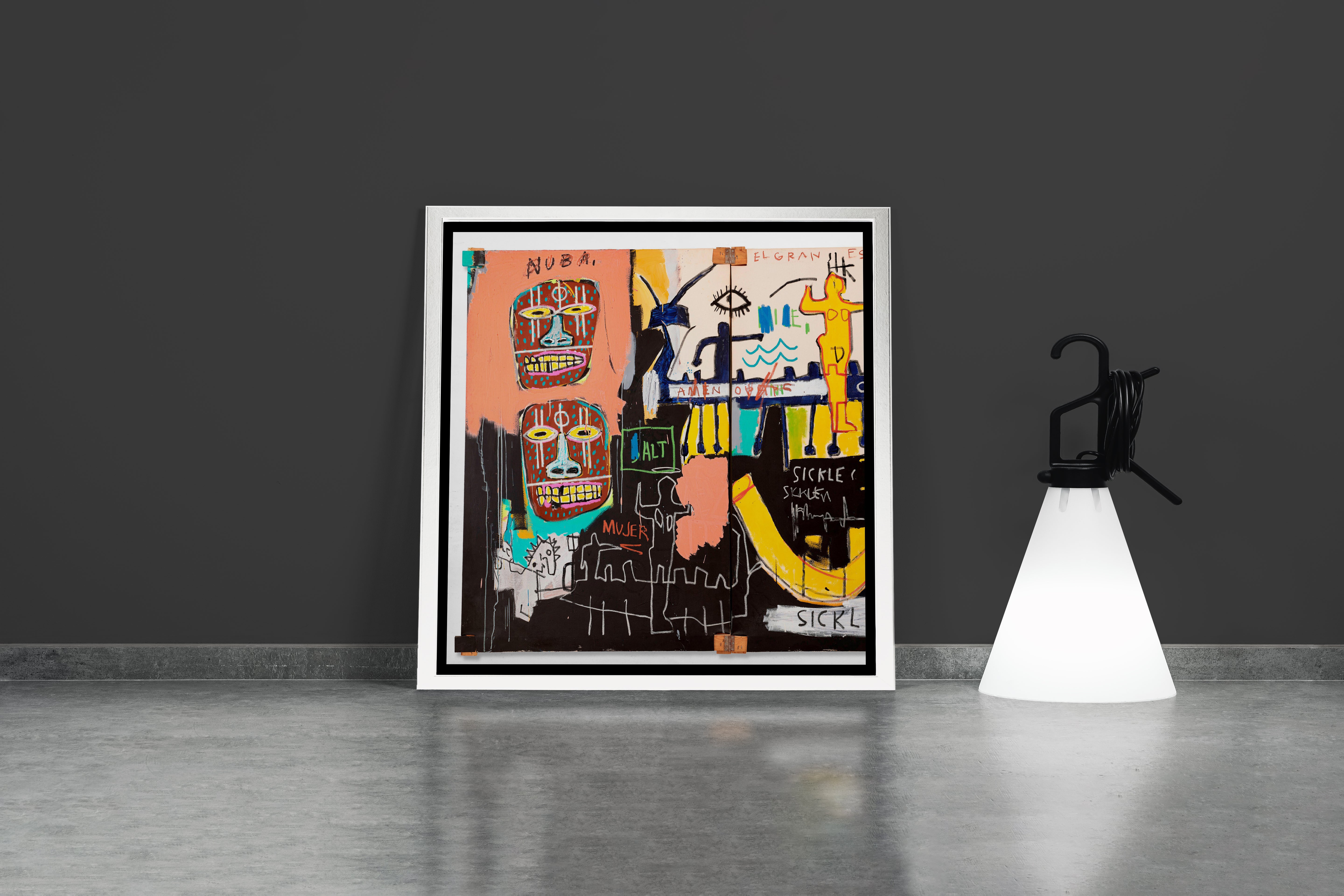 Jean-Michel Basquiat'nın Kişisel Başyapıtı Otoportre (Self-Portrait) Neo-Ekspresyonist Kanvas Tablo