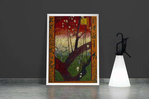 Vincent van Gogh Japon Bahçesinde Çiçek Açan Erik Ağacı Kanvas Tablo