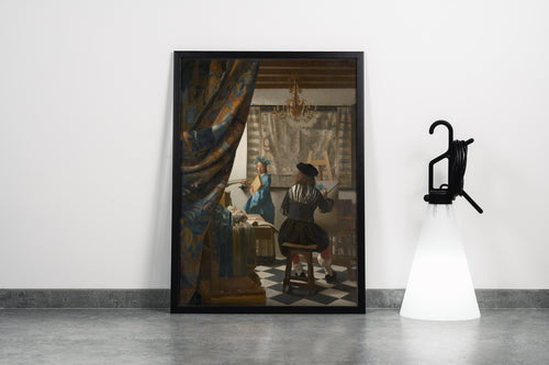 Johannes Vermeer Ressamın Atölyesi Kanvas Tablo