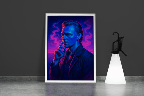 ai creation, Cyberpunk Loki Projects, ai art, art, kanvas tablo