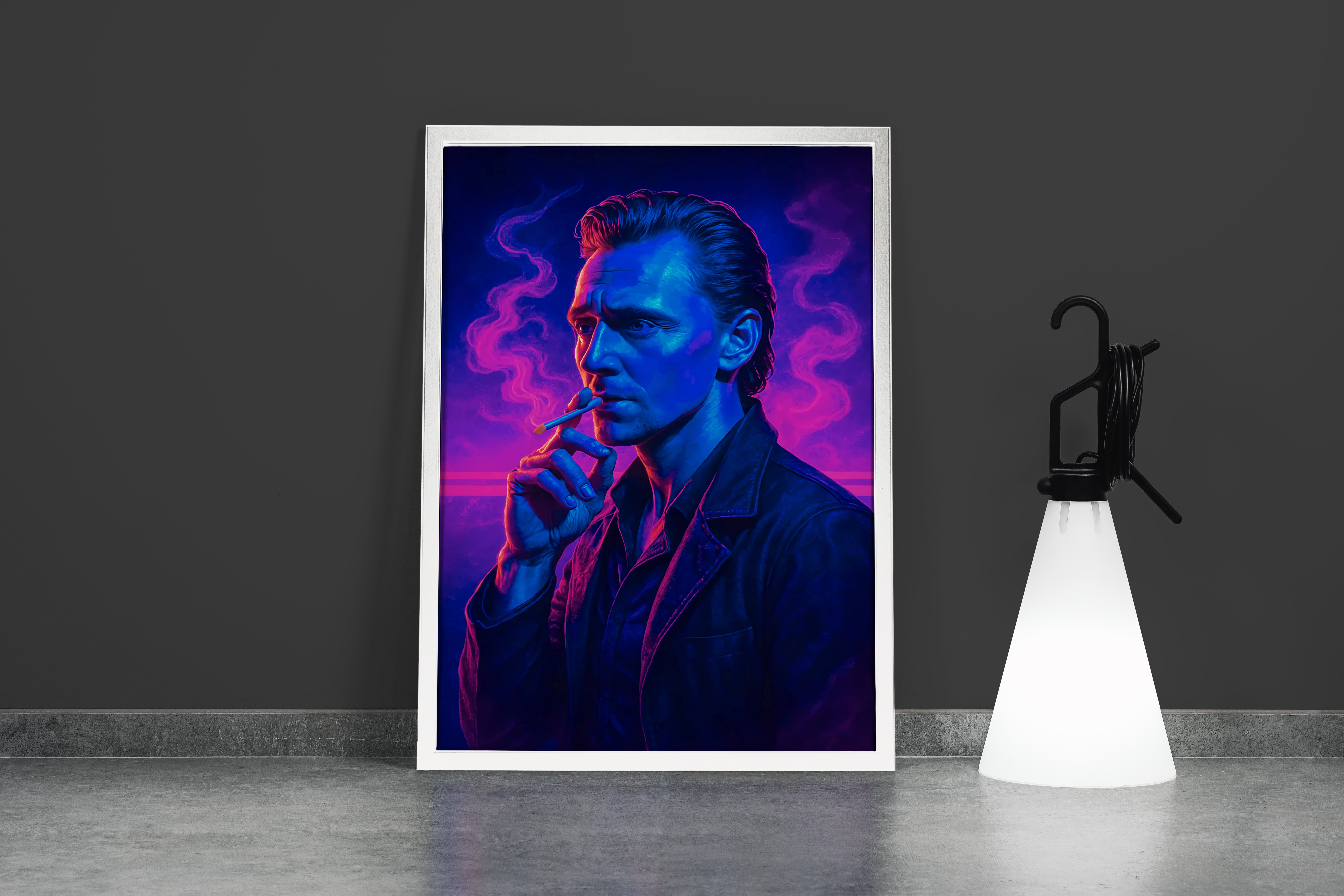ai creation, Cyberpunk Loki Projects, ai art, art, kanvas tablo