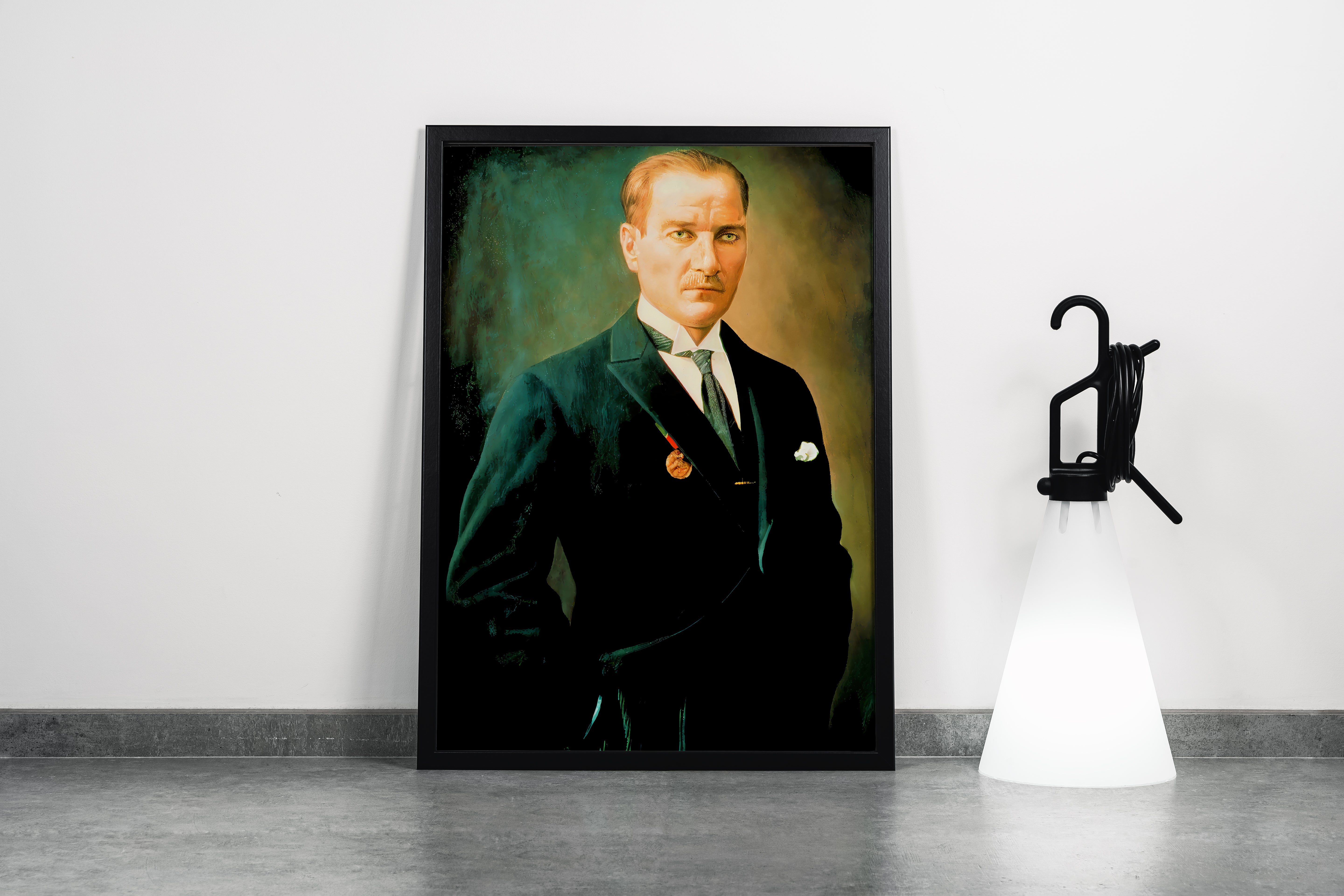 Atatürk portre model 14, art, kanvas tablo
