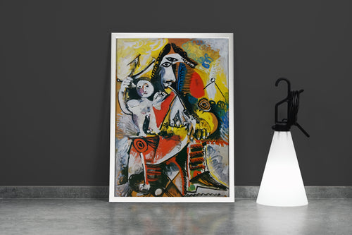Pablo Picasso Müzik ve Figürler Ekspresif Kompozisyon Kanvas Tablo