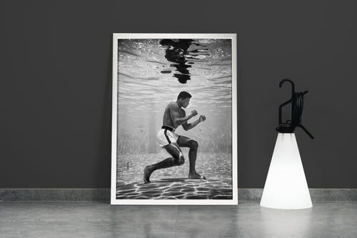 Muhammad Ali, mentality of underwater, art, kanvas tablo