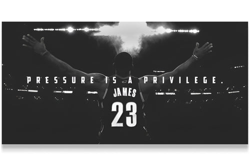 michael jordan, pressure is a privilege, sport, kanvas tablo