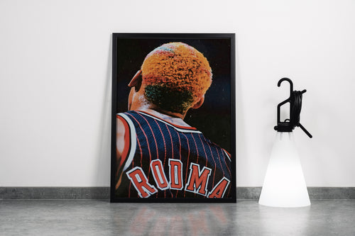 head model 2, dennis rodman, sport, kanvas tablo