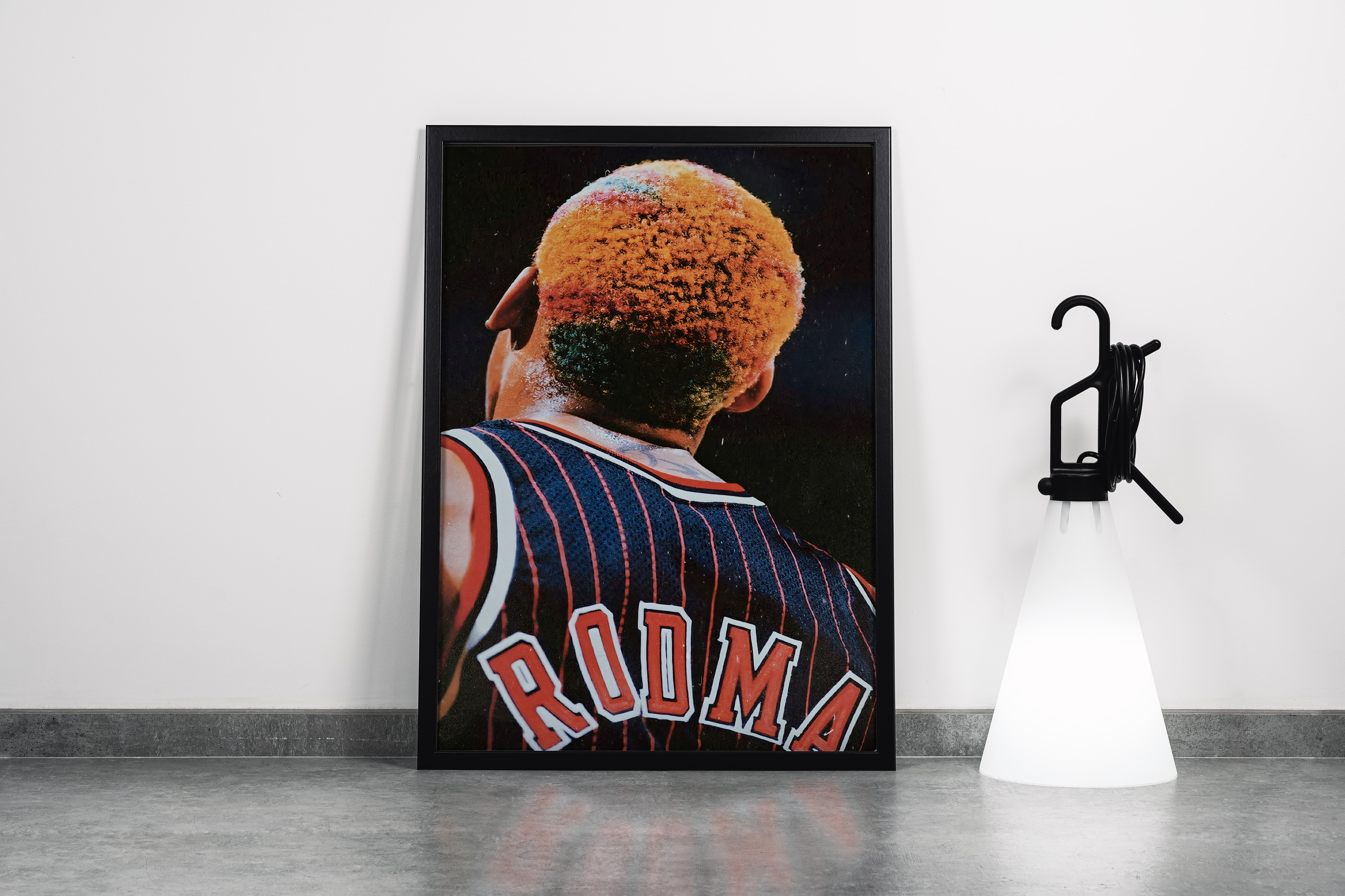 head model 2, dennis rodman, sport, kanvas tablo