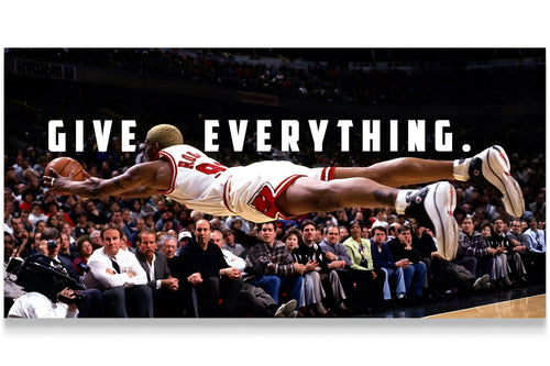 give everything, dennis rodman, sport, kanvas tablo