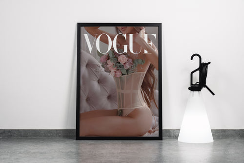 vogue, sanat, art, model, kadın, kanvas tablo