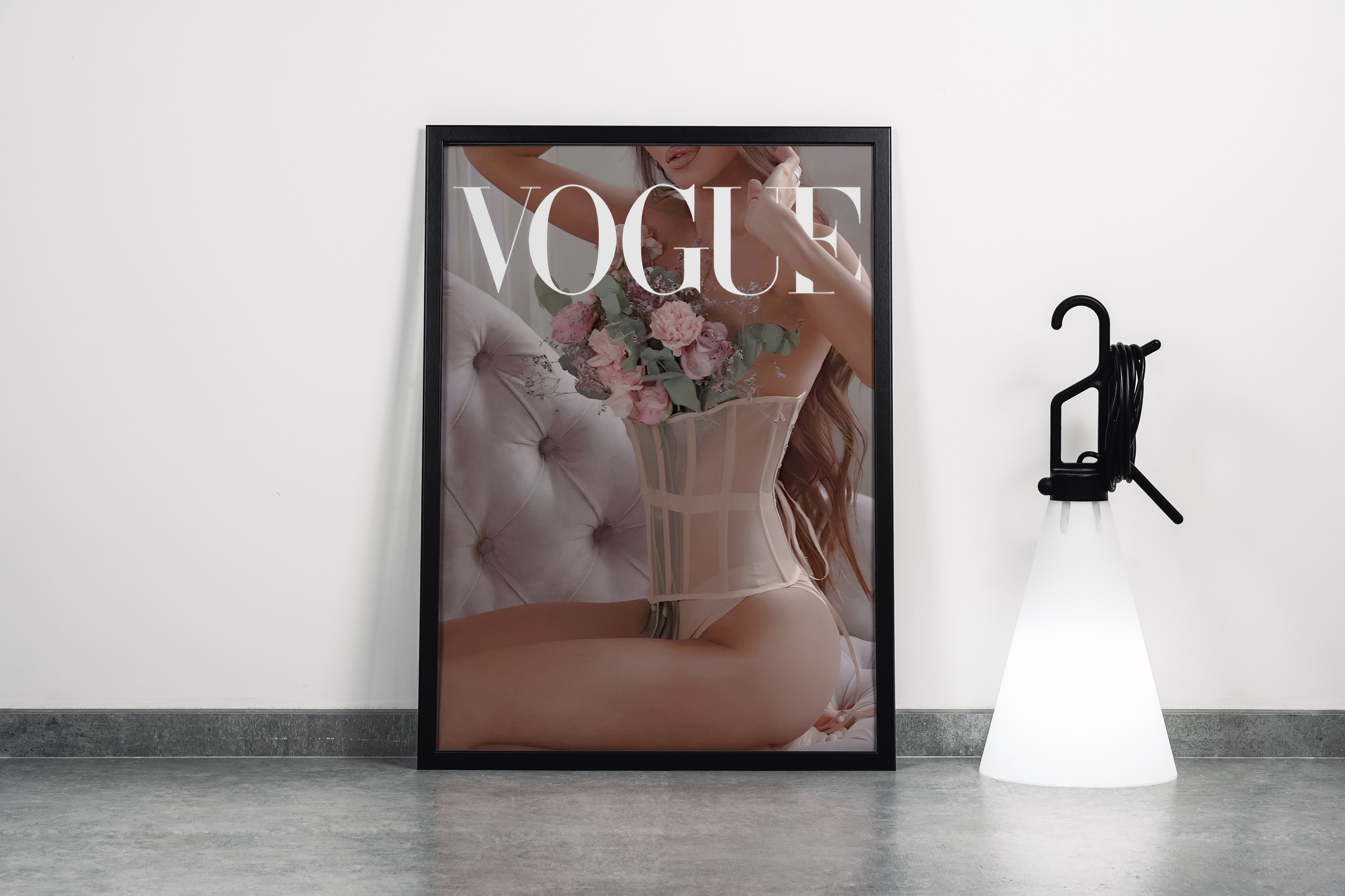 vogue, sanat, art, model, kadın, kanvas tablo
