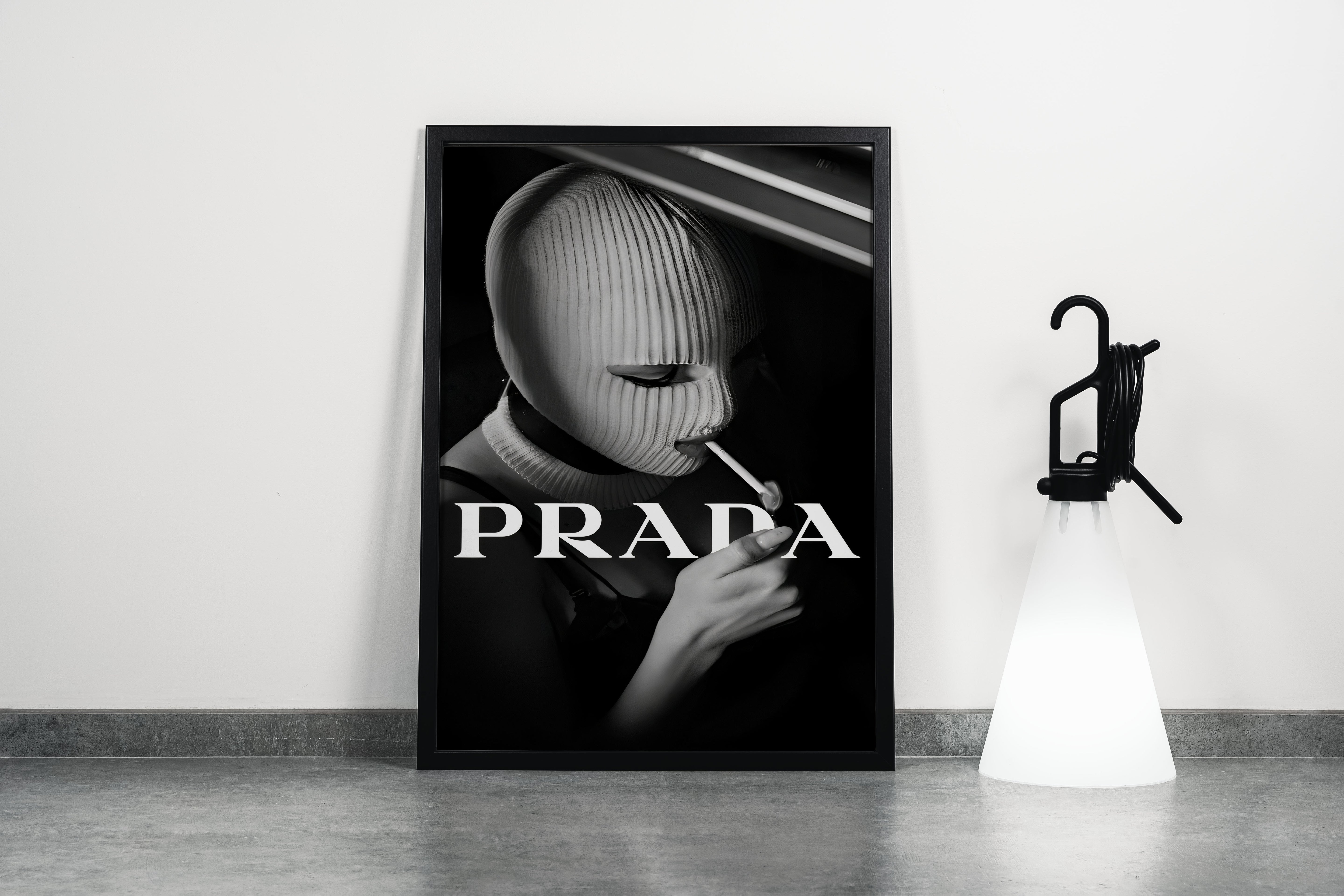 prada, sanat, art, model, kadın, kanvas tablo