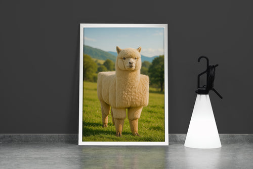 ai creation, rectangular sheep, ai art, art, kanvas tablo