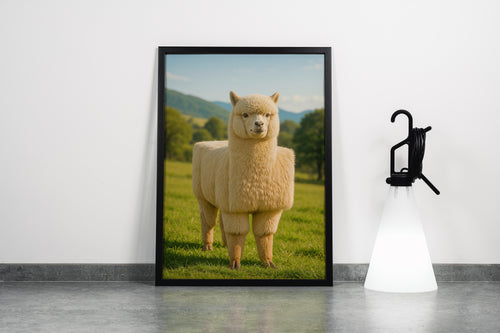 ai creation, rectangular sheep, ai art, art, kanvas tablo