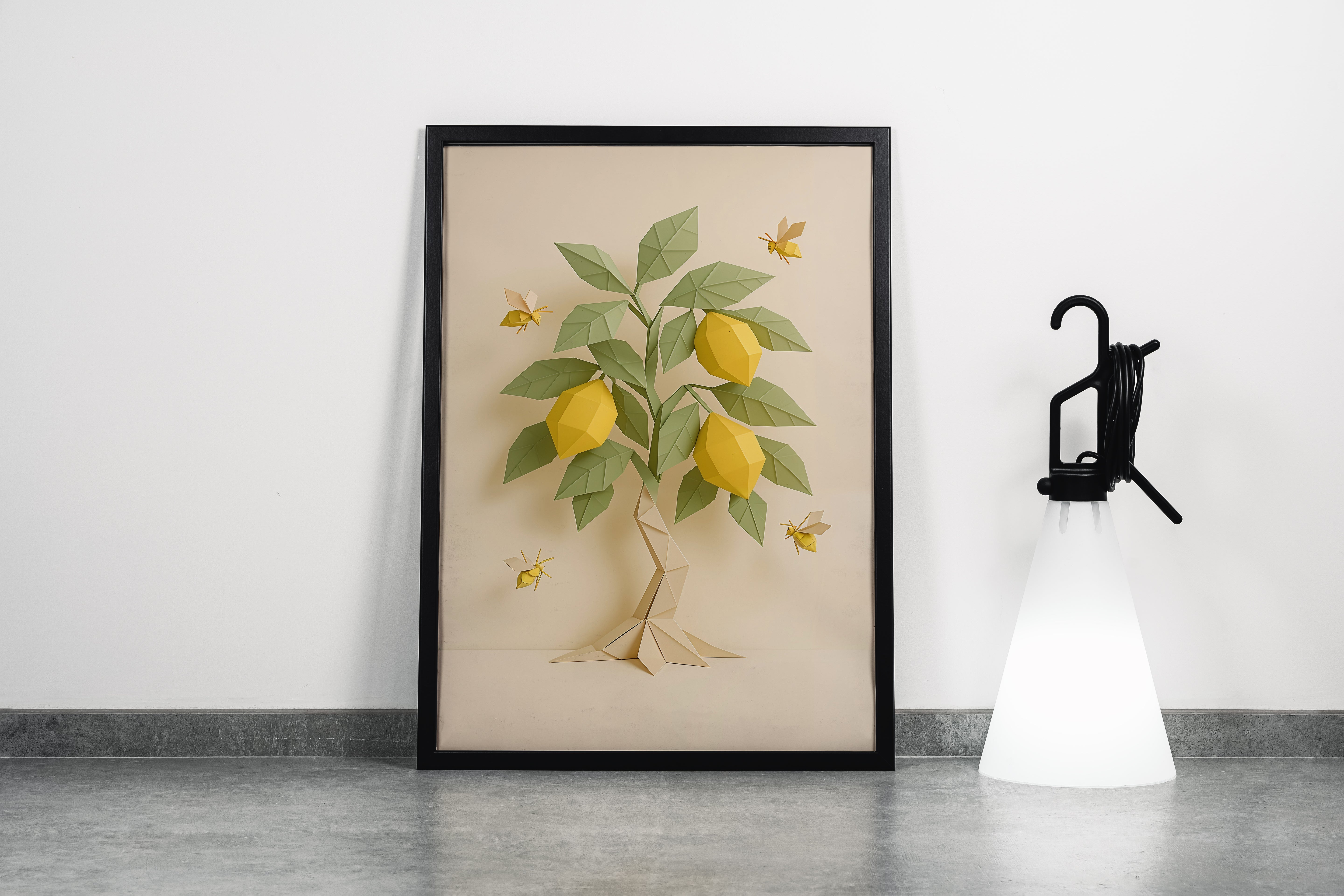 ai creation, lemon tree, ai art, art, kanvas tablo