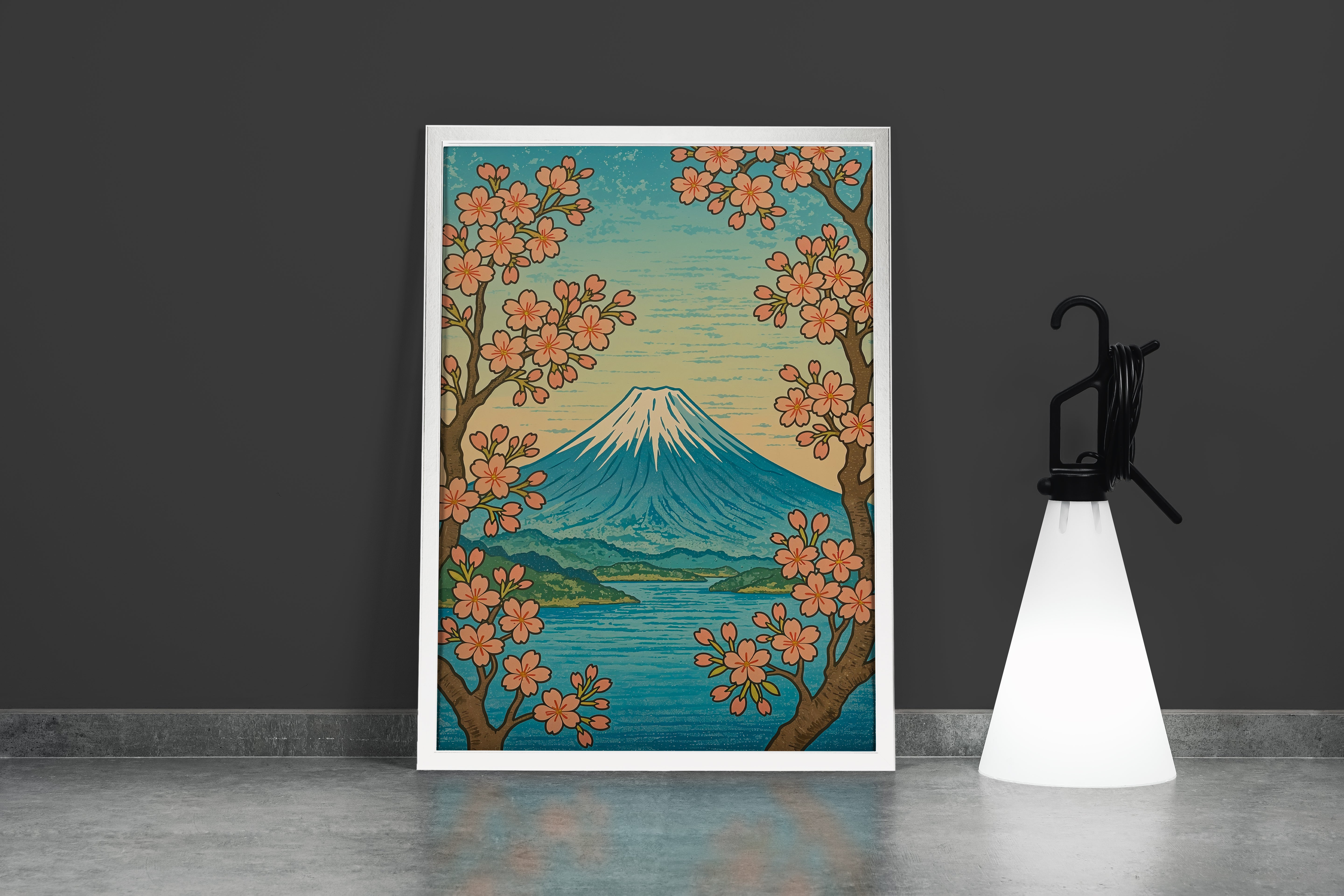 ai creation, ando blossom, ai art, art, kanvas tablo