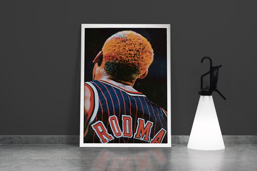 head model 2, dennis rodman, sport, kanvas tablo