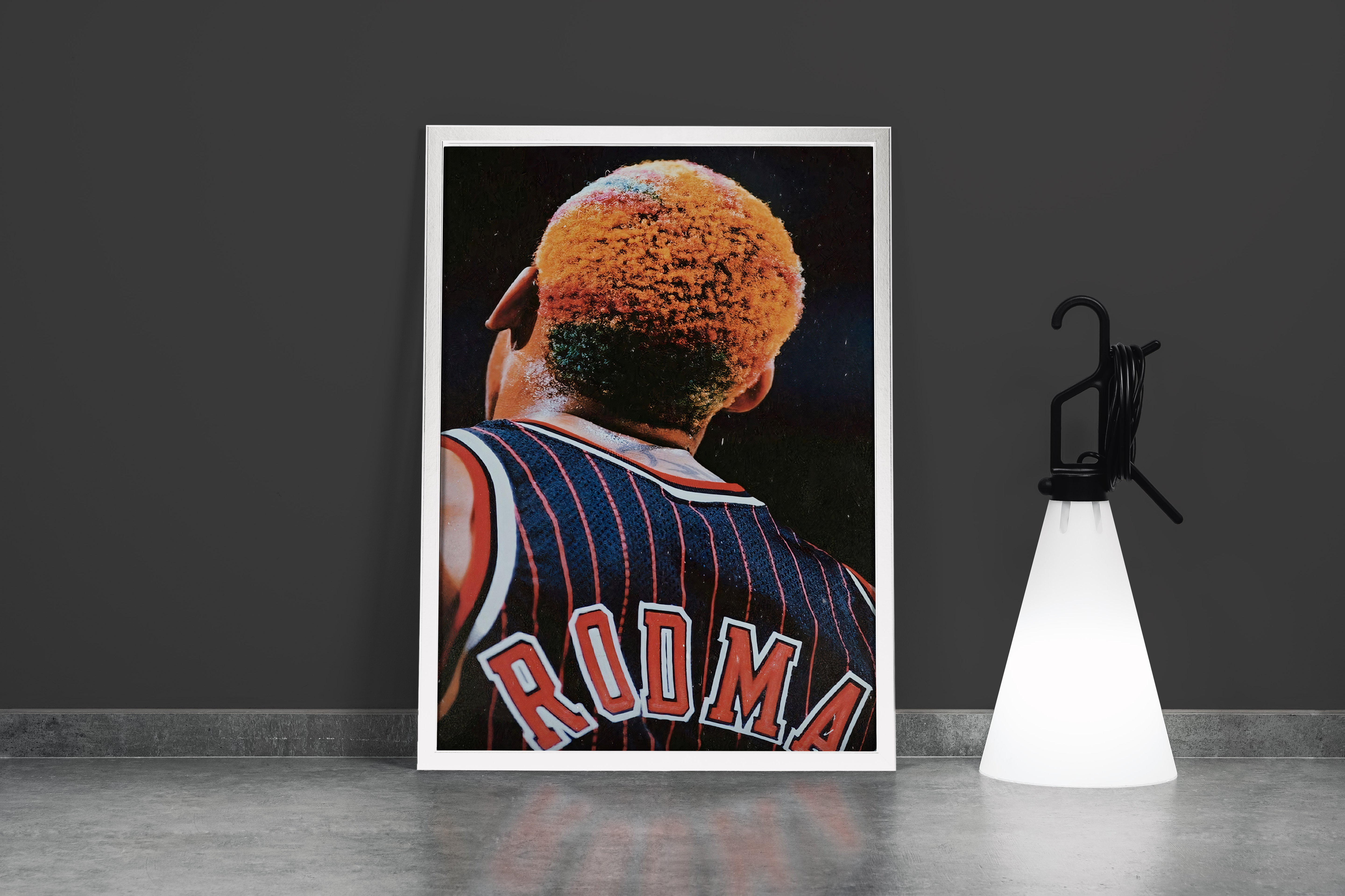 head model 2, dennis rodman, sport, kanvas tablo