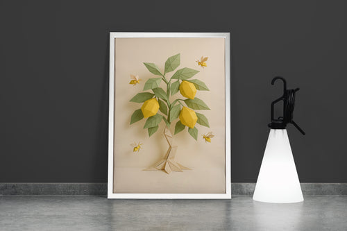 ai creation, lemon tree, ai art, art, kanvas tablo