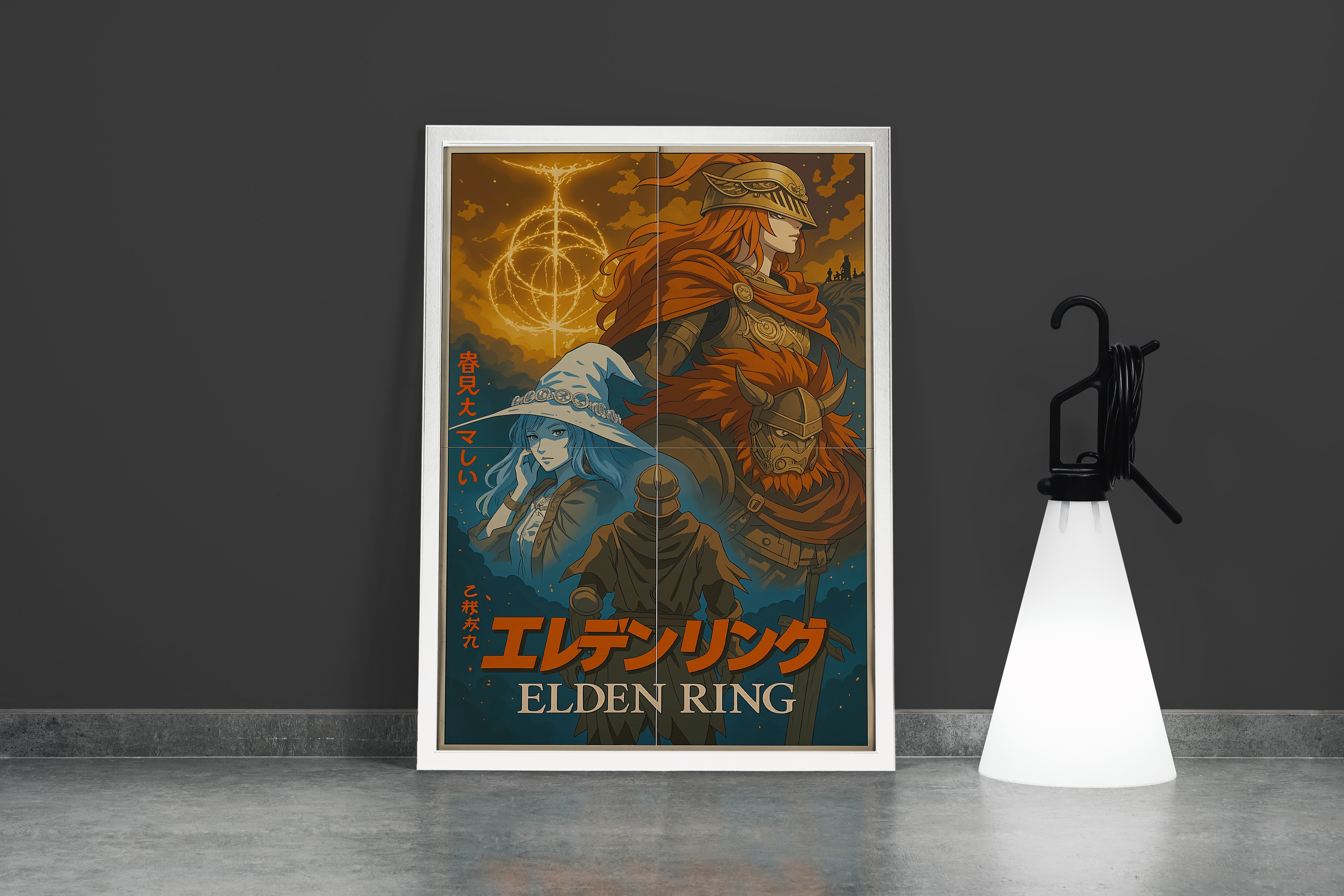 ai creation, elden ring cartoon, ai art, art, kanvas tablo