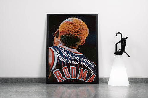 don't let others, dennis rodman, sport, kanvas tablo