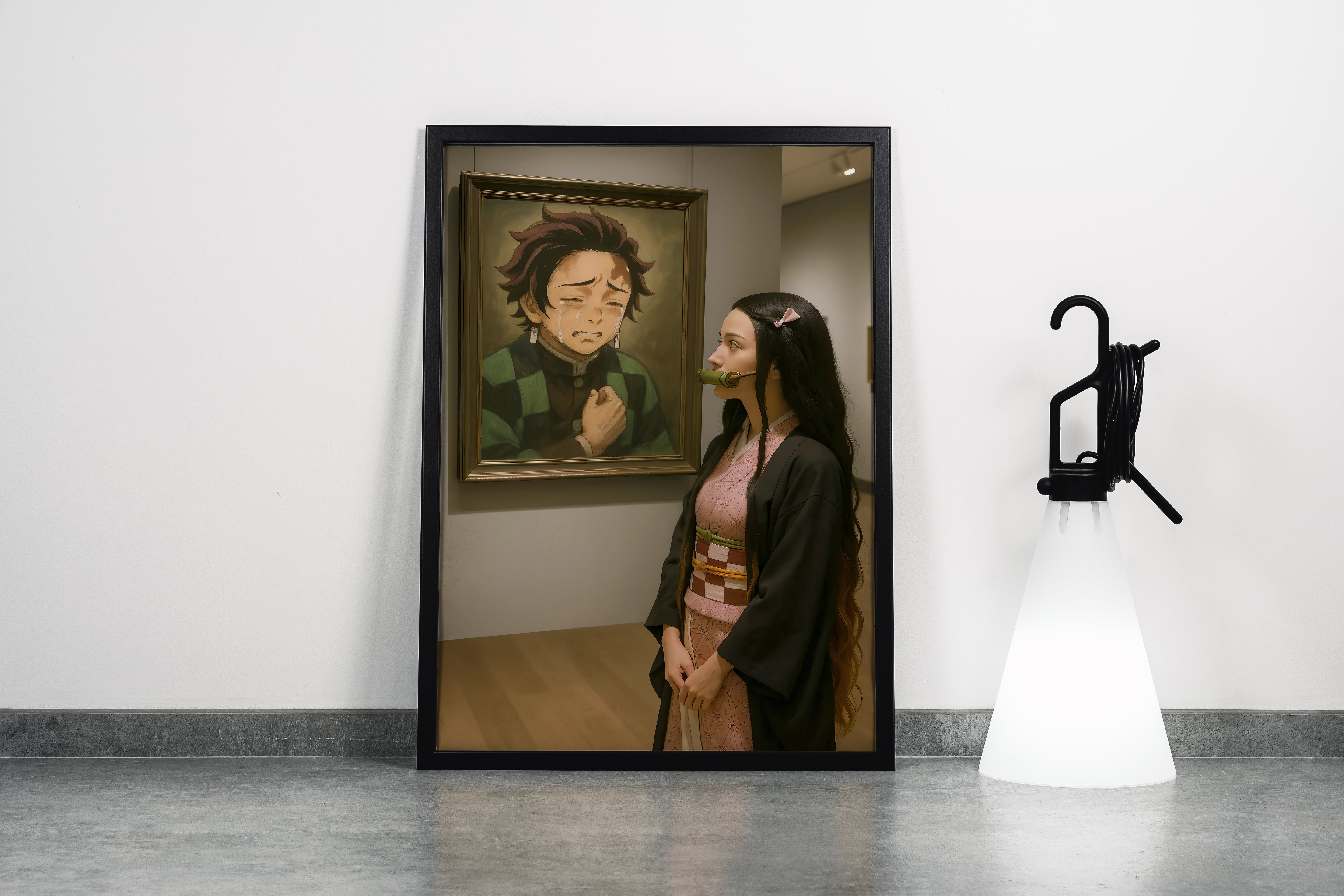 ai creation, demon slayer inception, ai art, art, kanvas tablo