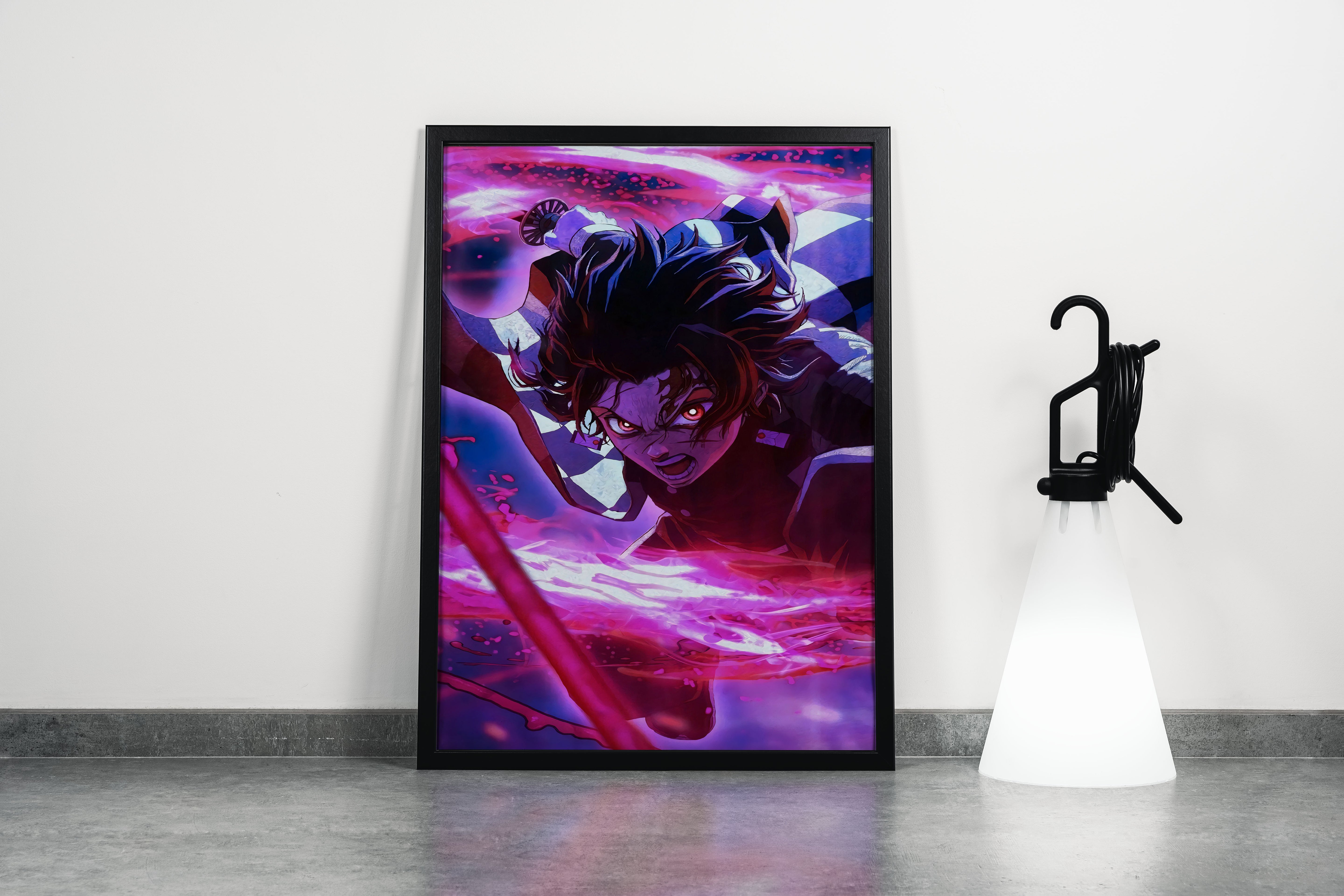 demon slayer model 5, series, anime, gaming art, art, kanvas tablo