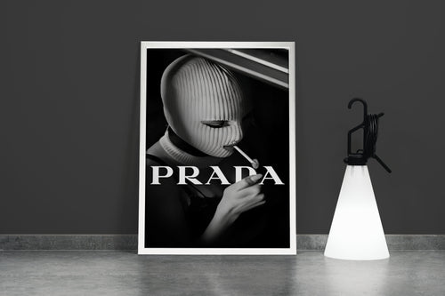 prada, sanat, art, model, kadın, kanvas tablo