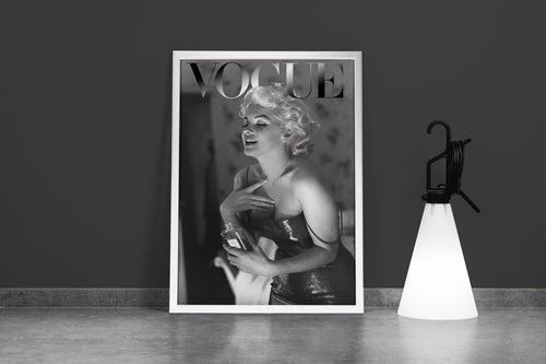 monochrome, vogue, sanat, marilyn monroe, makyaj, art, model, kadın, kanvas tablo