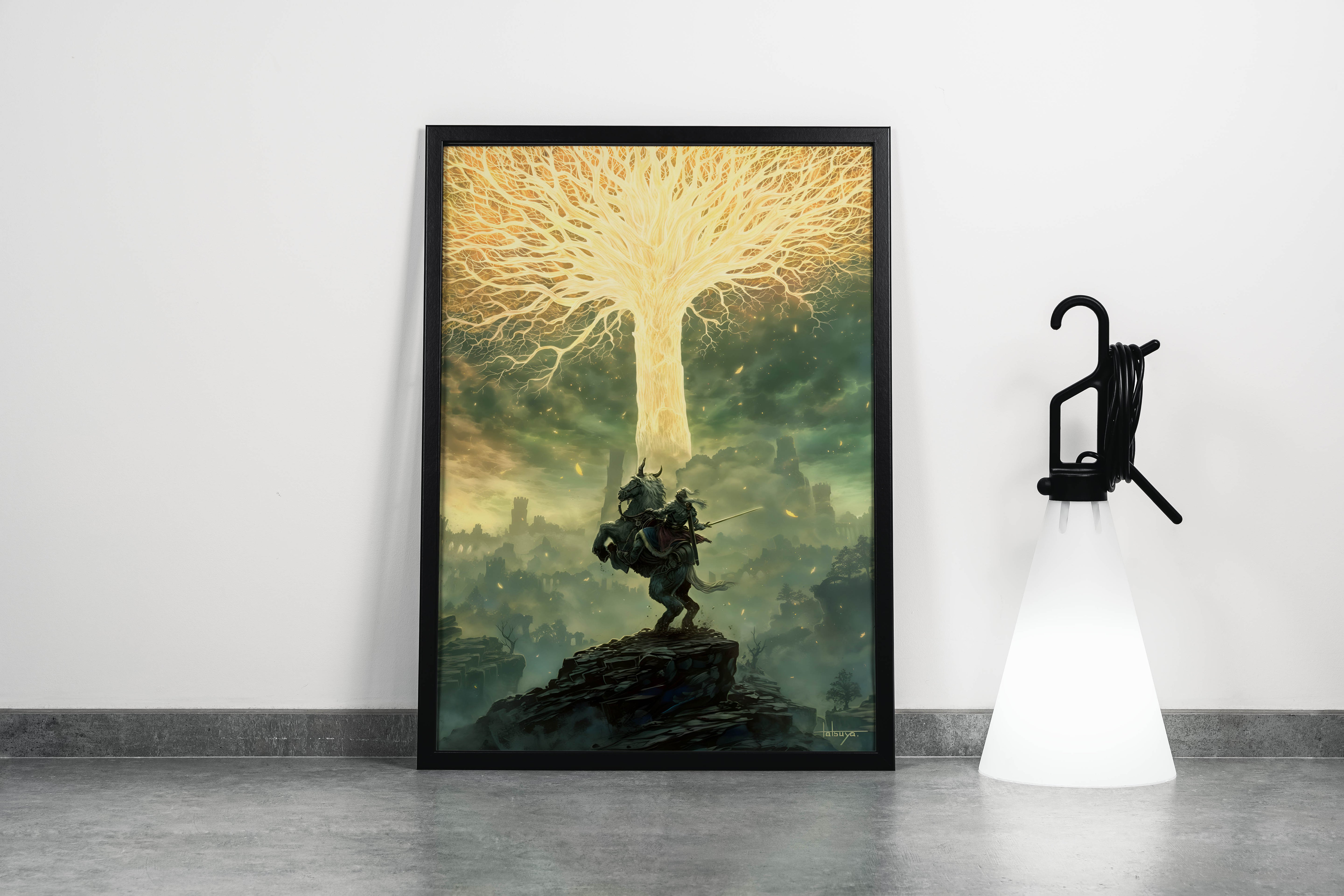 pc game, elden ring model 4, art, kanvas tablo