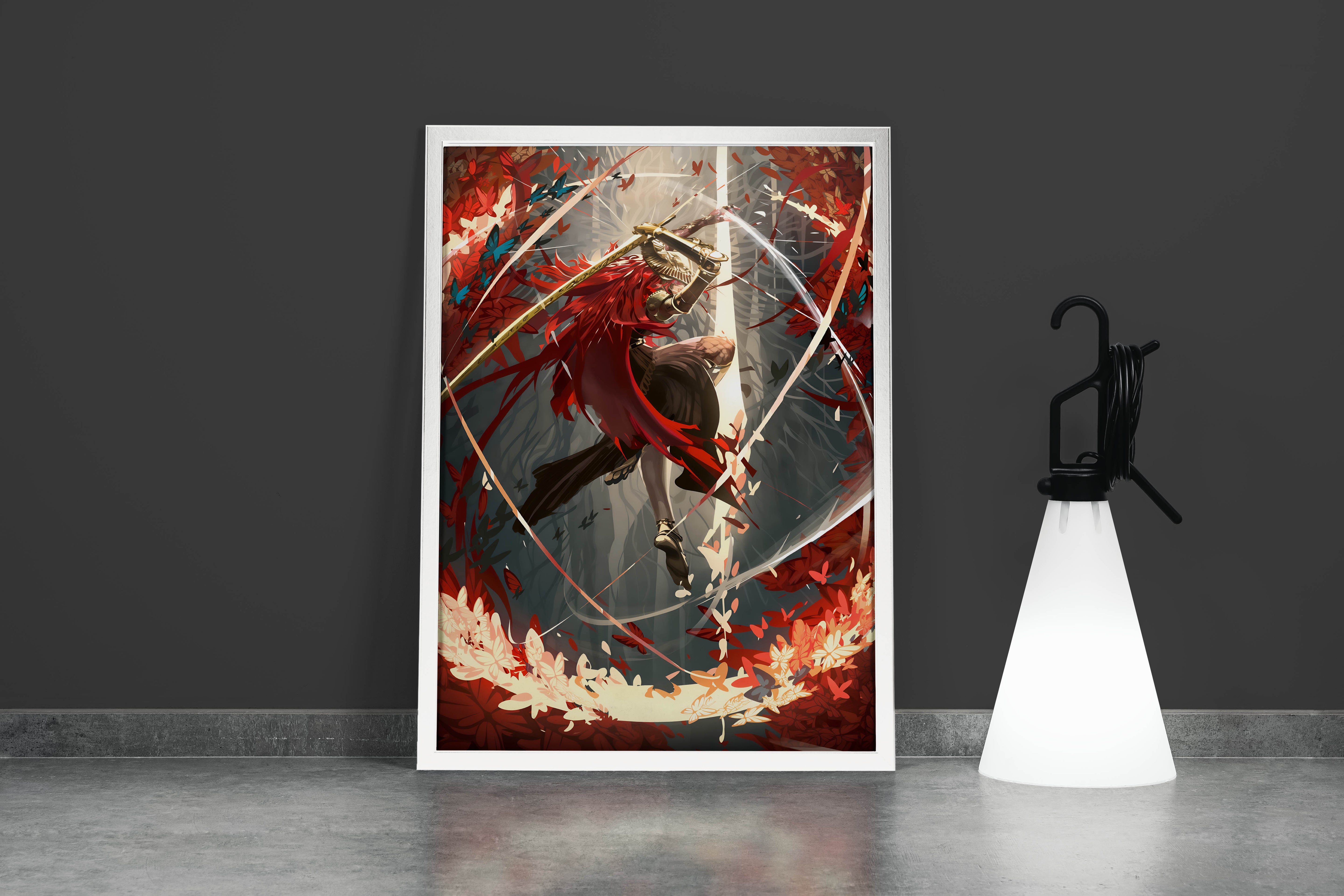 pc game, elden ring model 5, art, kanvas tablo