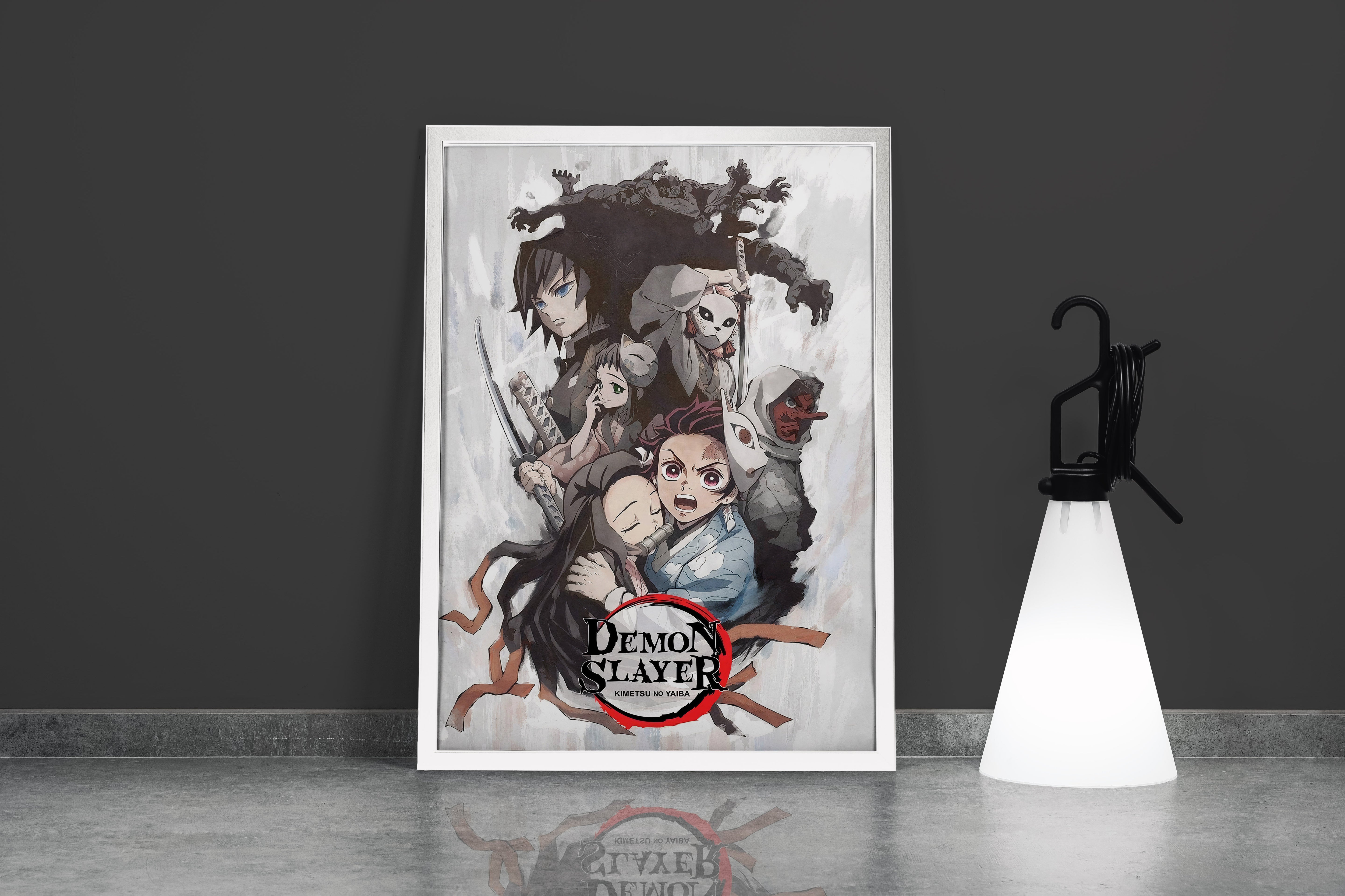demon slayer model 13, series, anime, gaming art, art, kanvas tablo