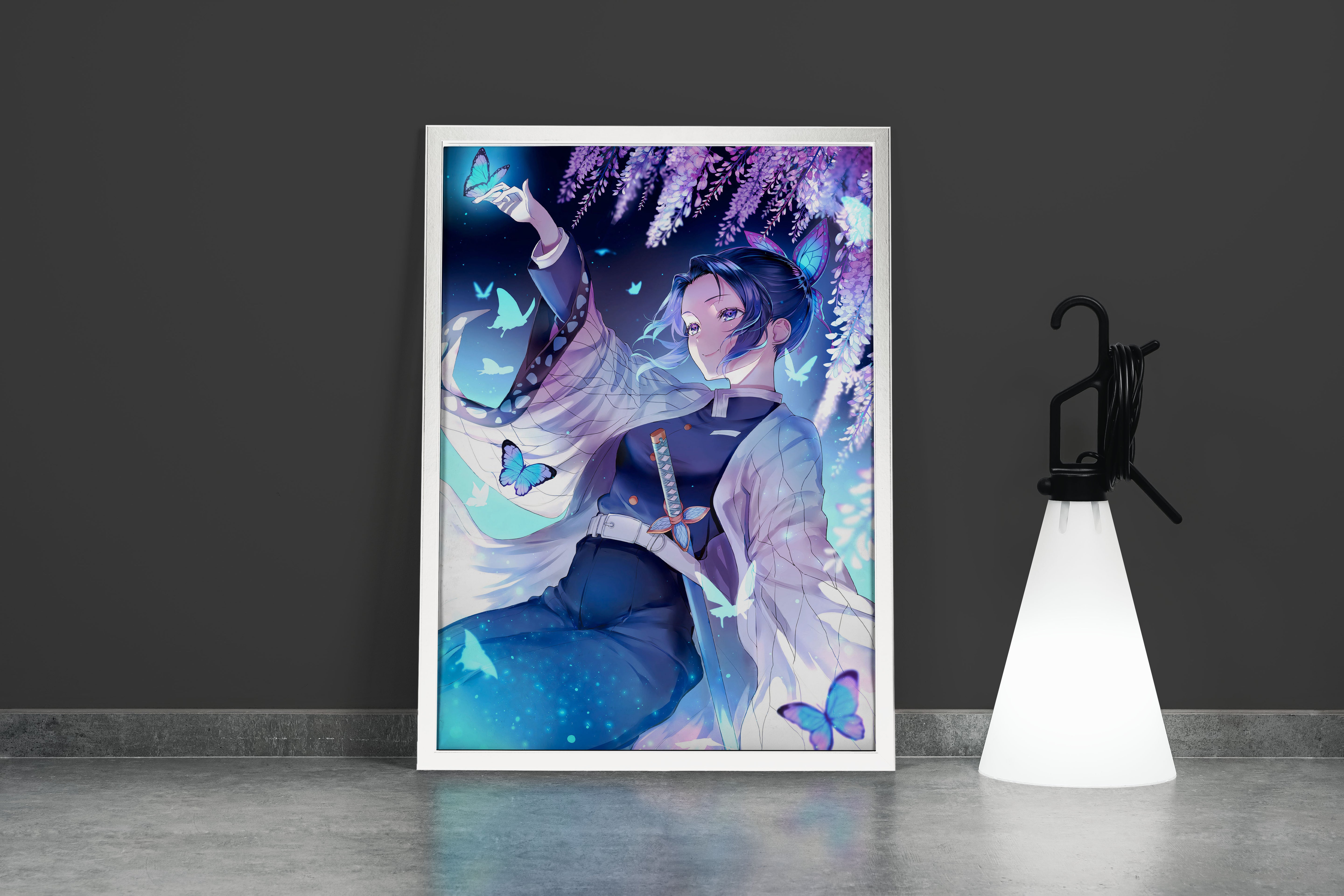 demon slayer model 4, series, anime, gaming art, art, kanvas tablo