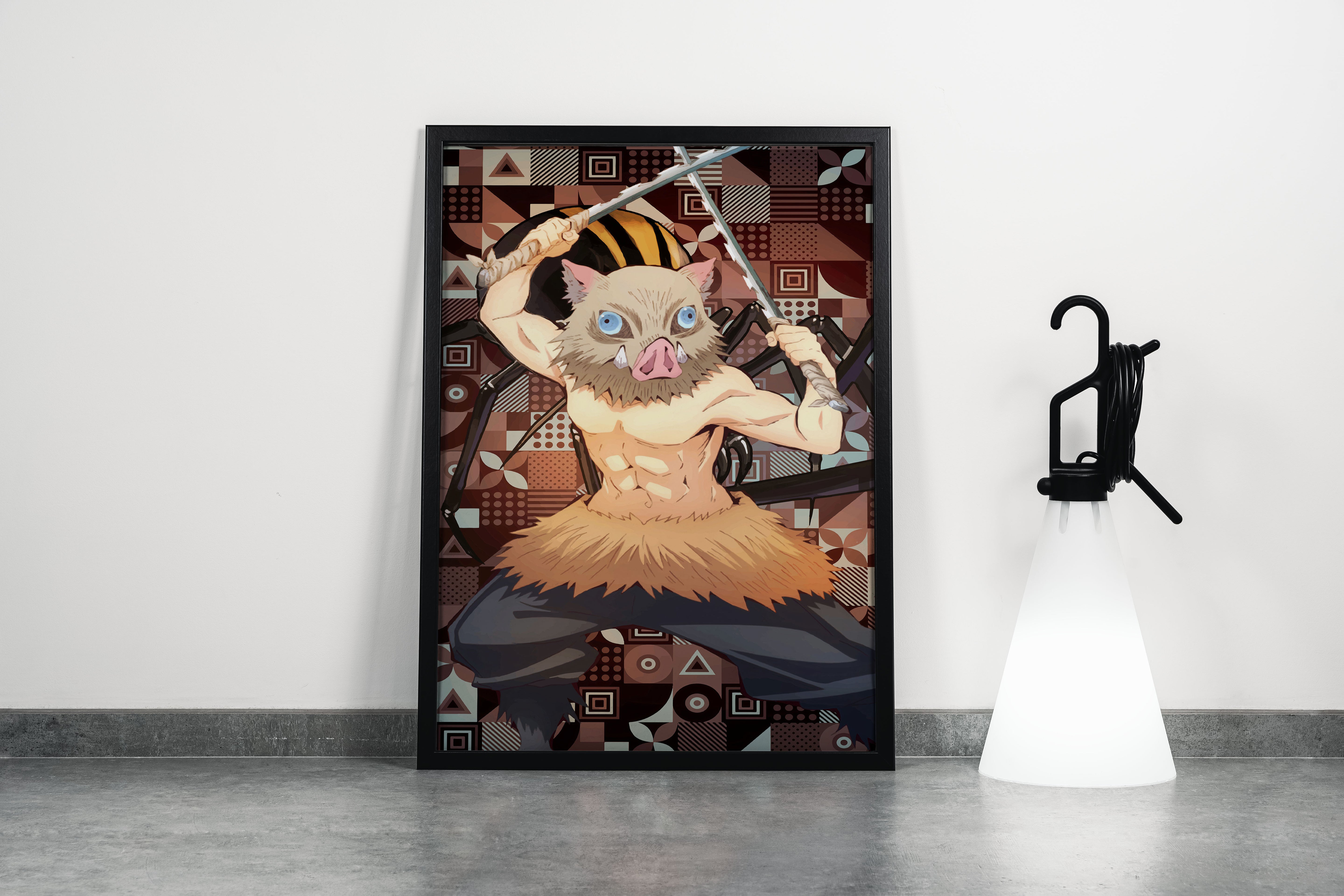 demon slayer model 16, series, anime, gaming art, art, kanvas tablo