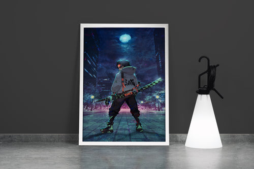 demon slayer model 19, series, anime, gaming art, art, kanvas tablo