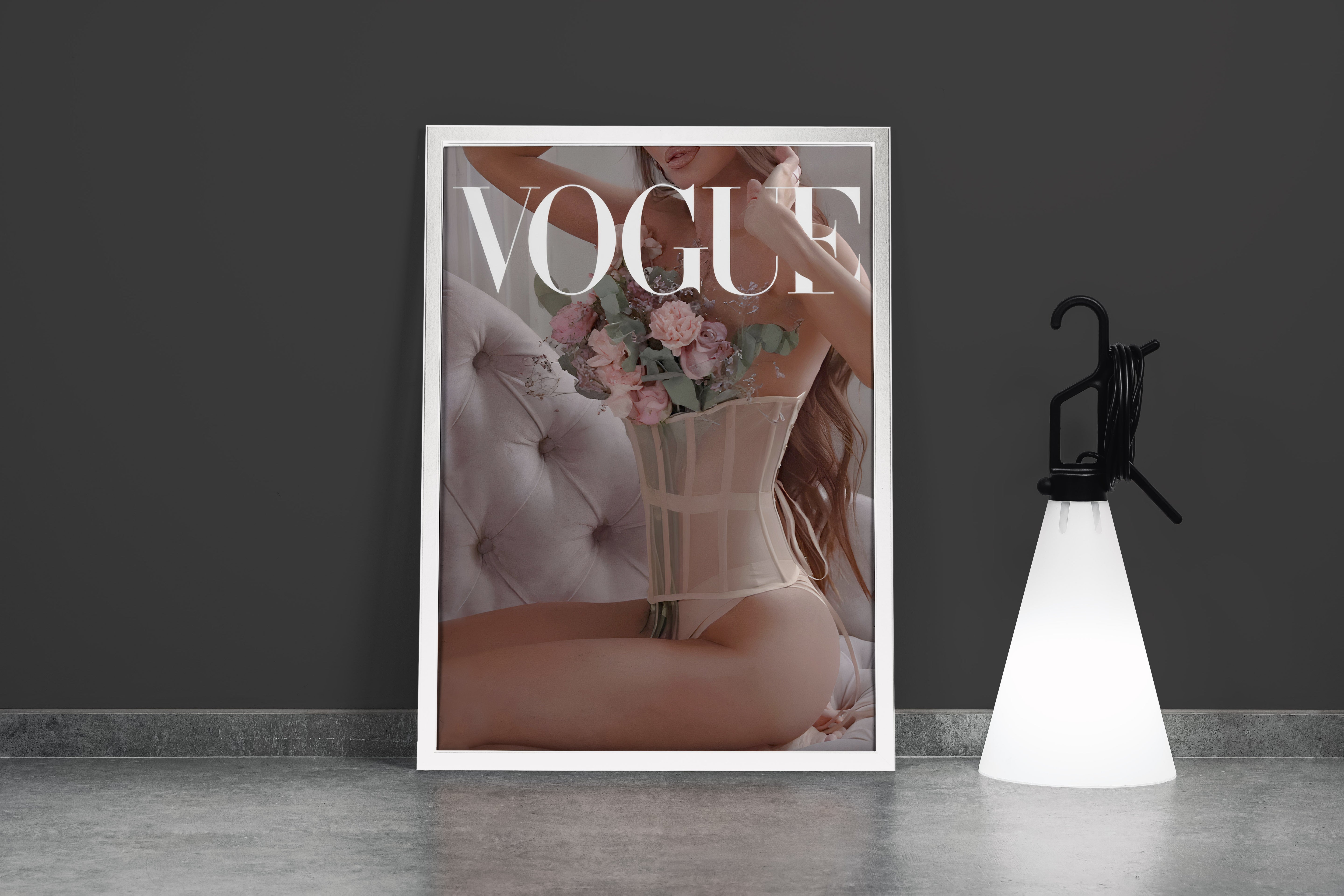 vogue, sanat, art, model, kadın, kanvas tablo