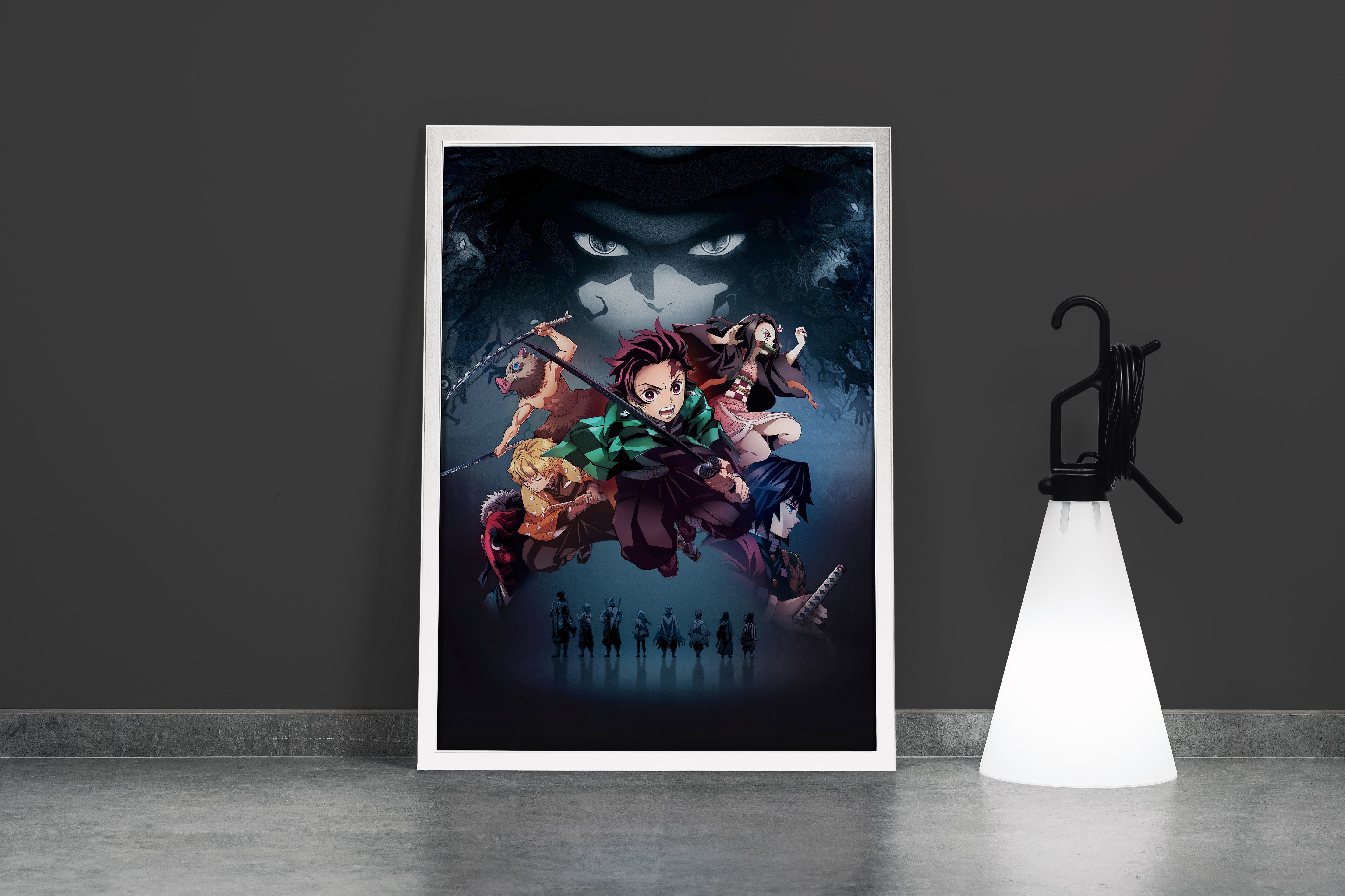 demon slayer model 14, series, anime, gaming art, art, kanvas tablo