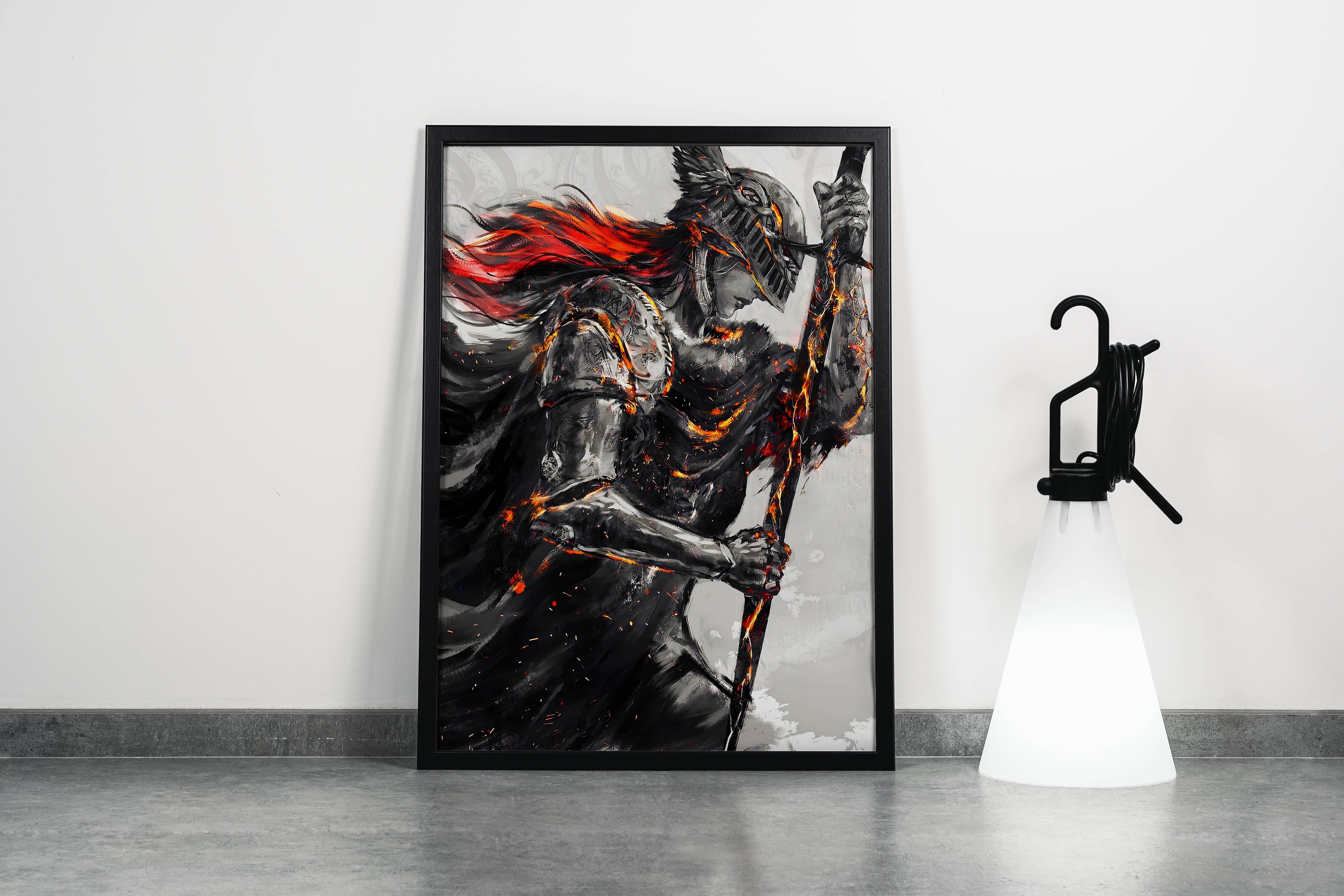 pc game, elden ring model 6, art, kanvas tablo