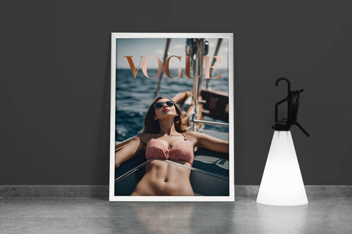ai creation vogue, beauty, sunshine, art, kanvas tablo