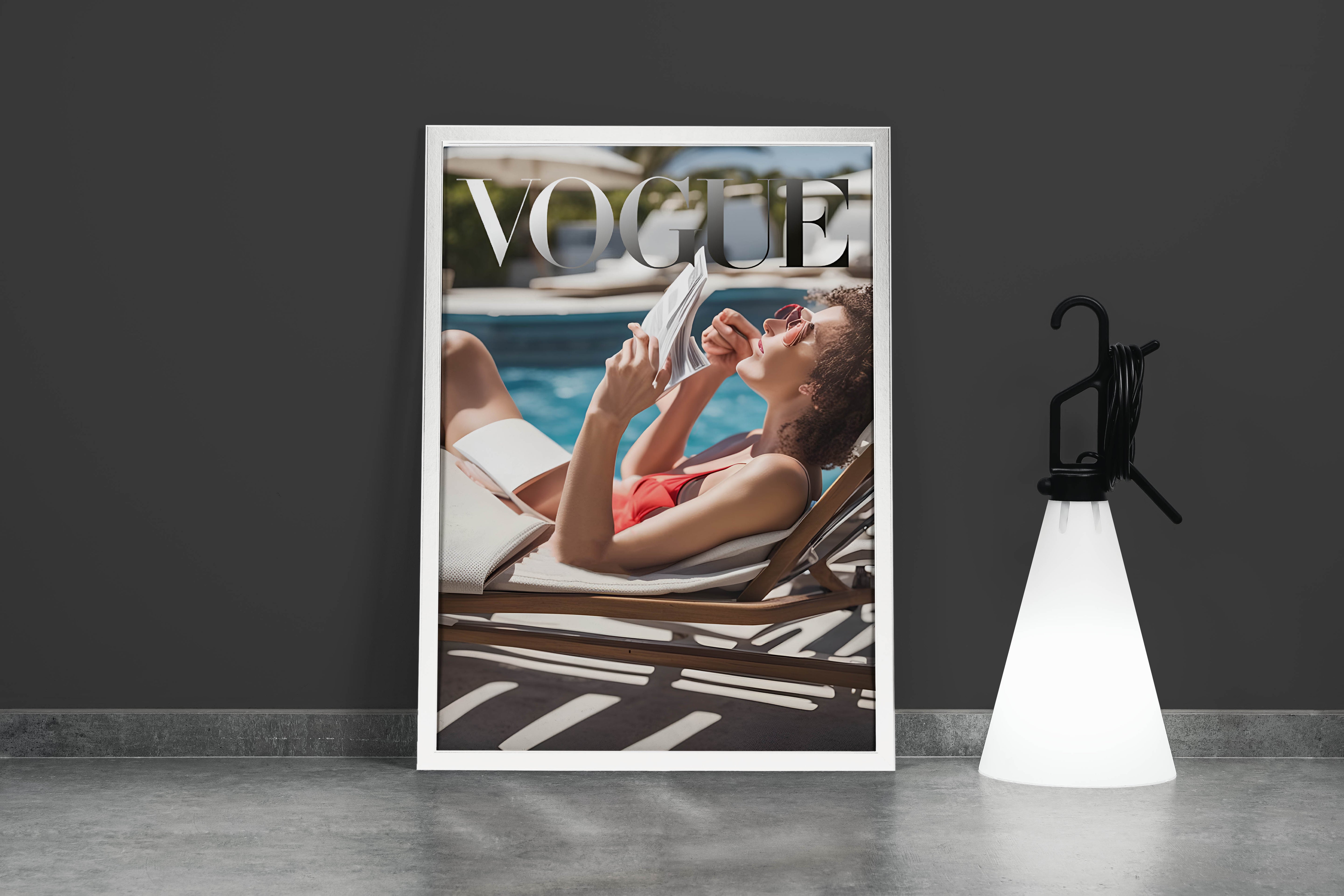 ai creation vogue, beauty, art, kanvas tablo