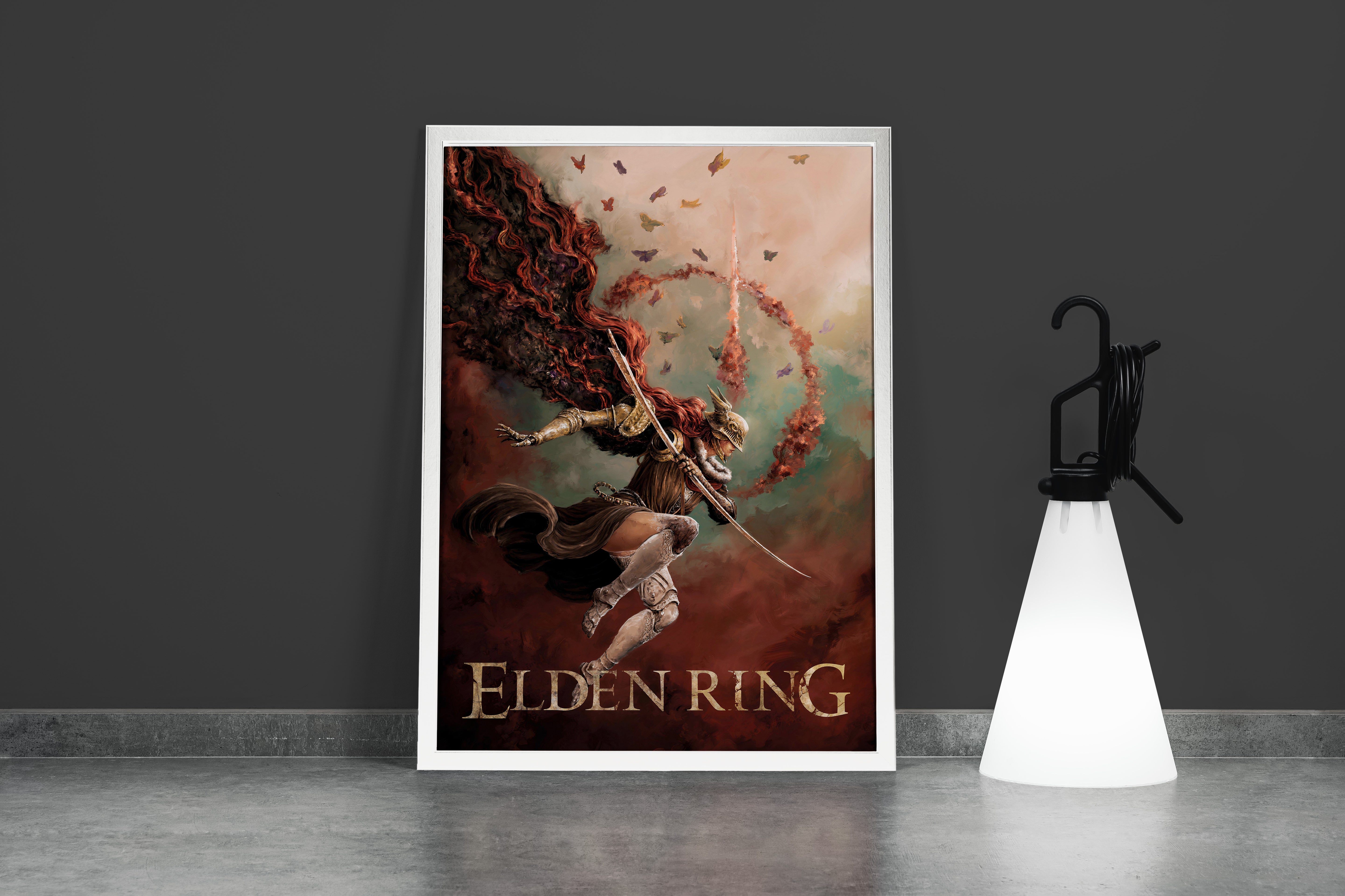pc game, elden ring model 9, gaming art, art, kanvas tablo