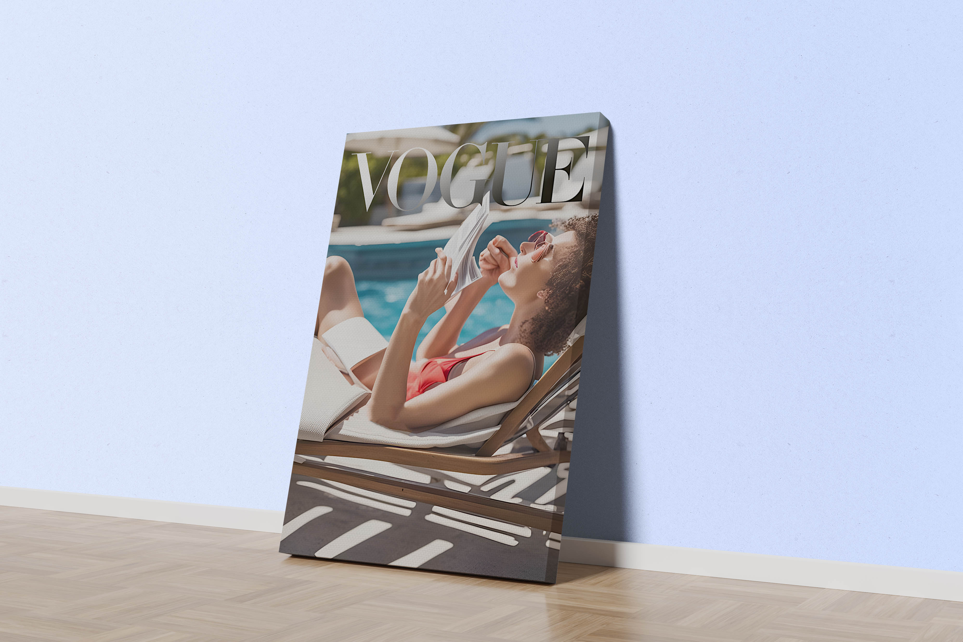 ai creation vogue, beauty, art, kanvas tablo