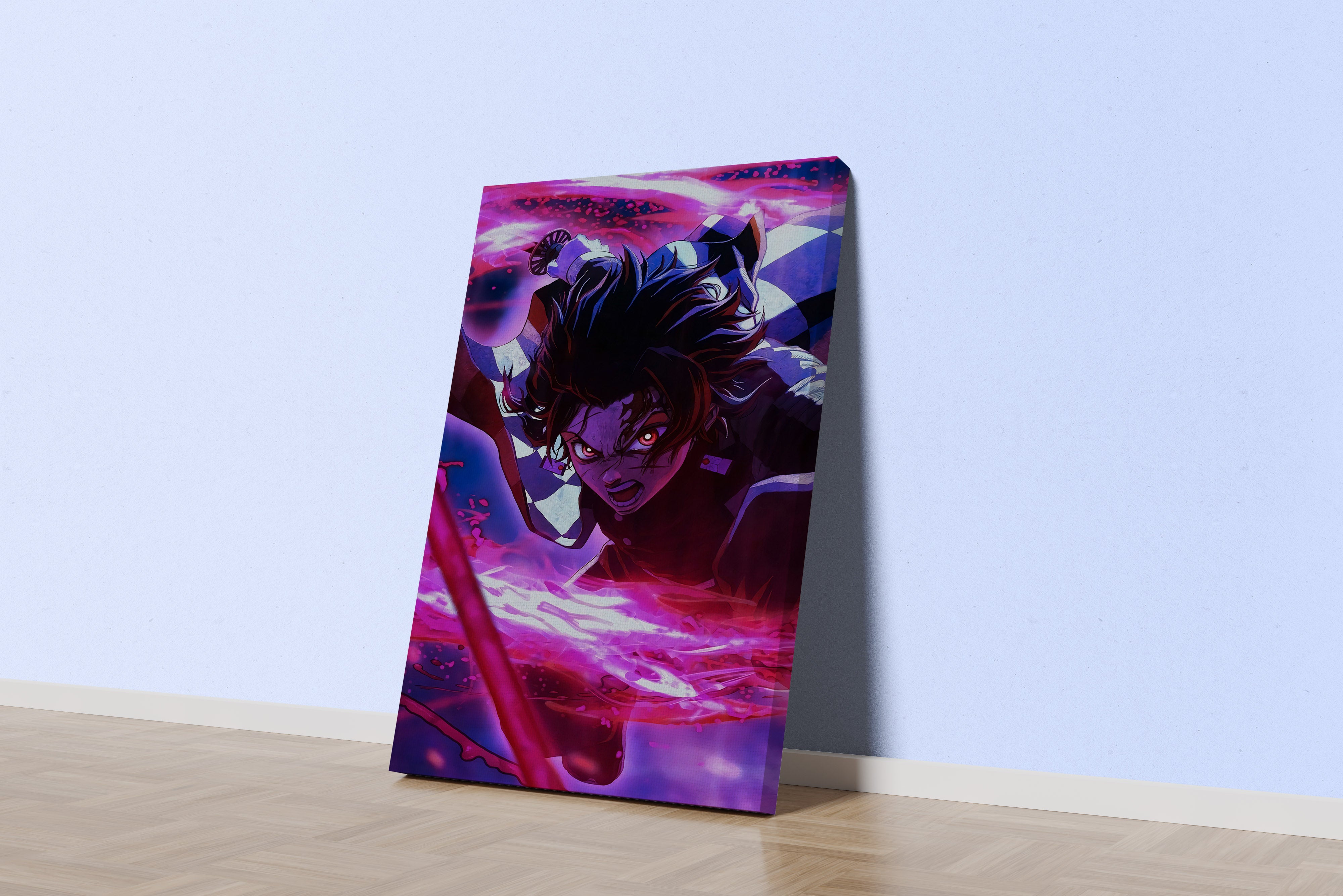 demon slayer model 5, series, anime, gaming art, art, kanvas tablo