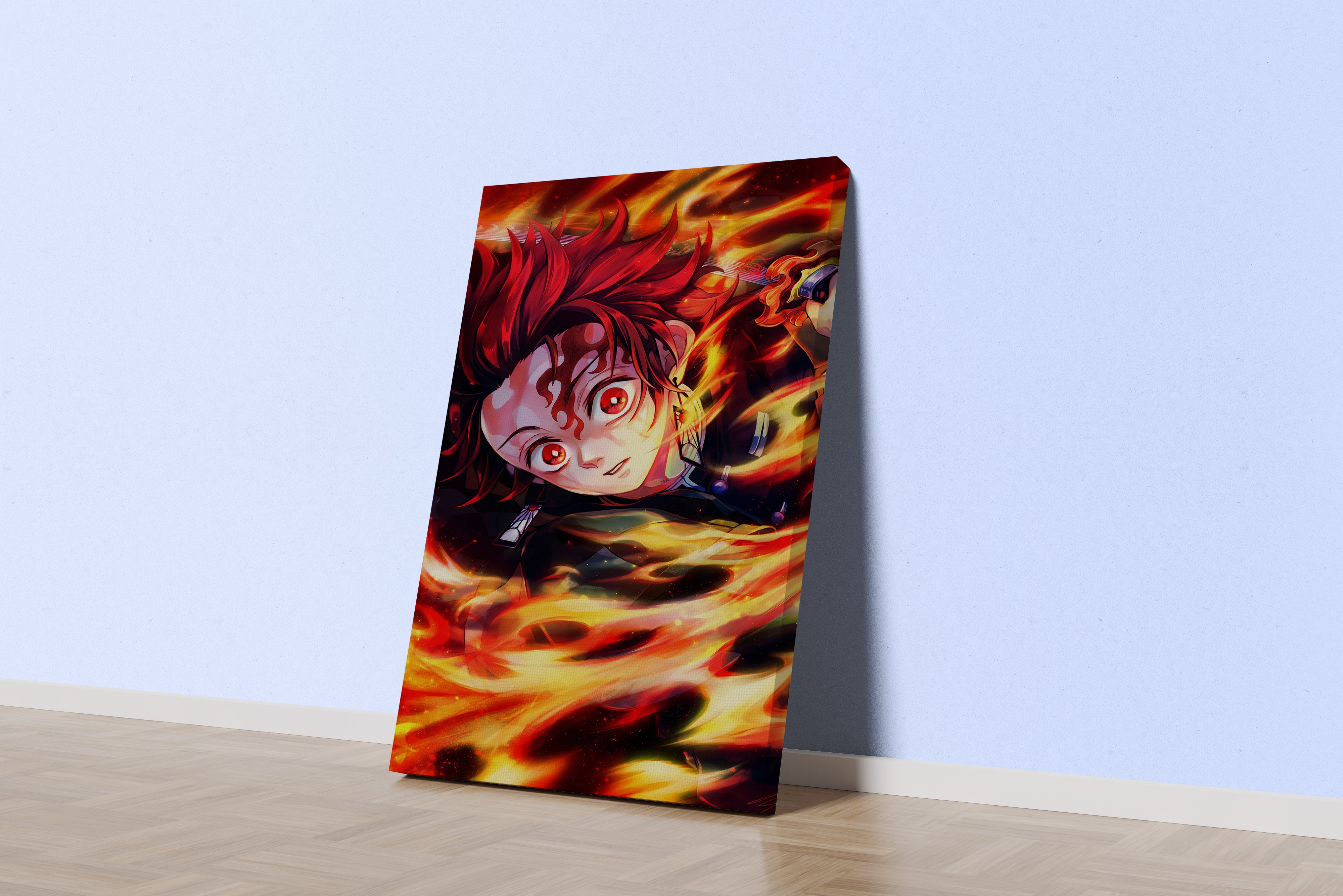 demon slayer model 7, series, anime, gaming art, art, kanvas tablo
