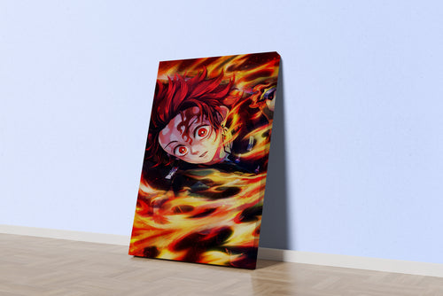 demon slayer model 7, series, anime, gaming art, art, kanvas tablo