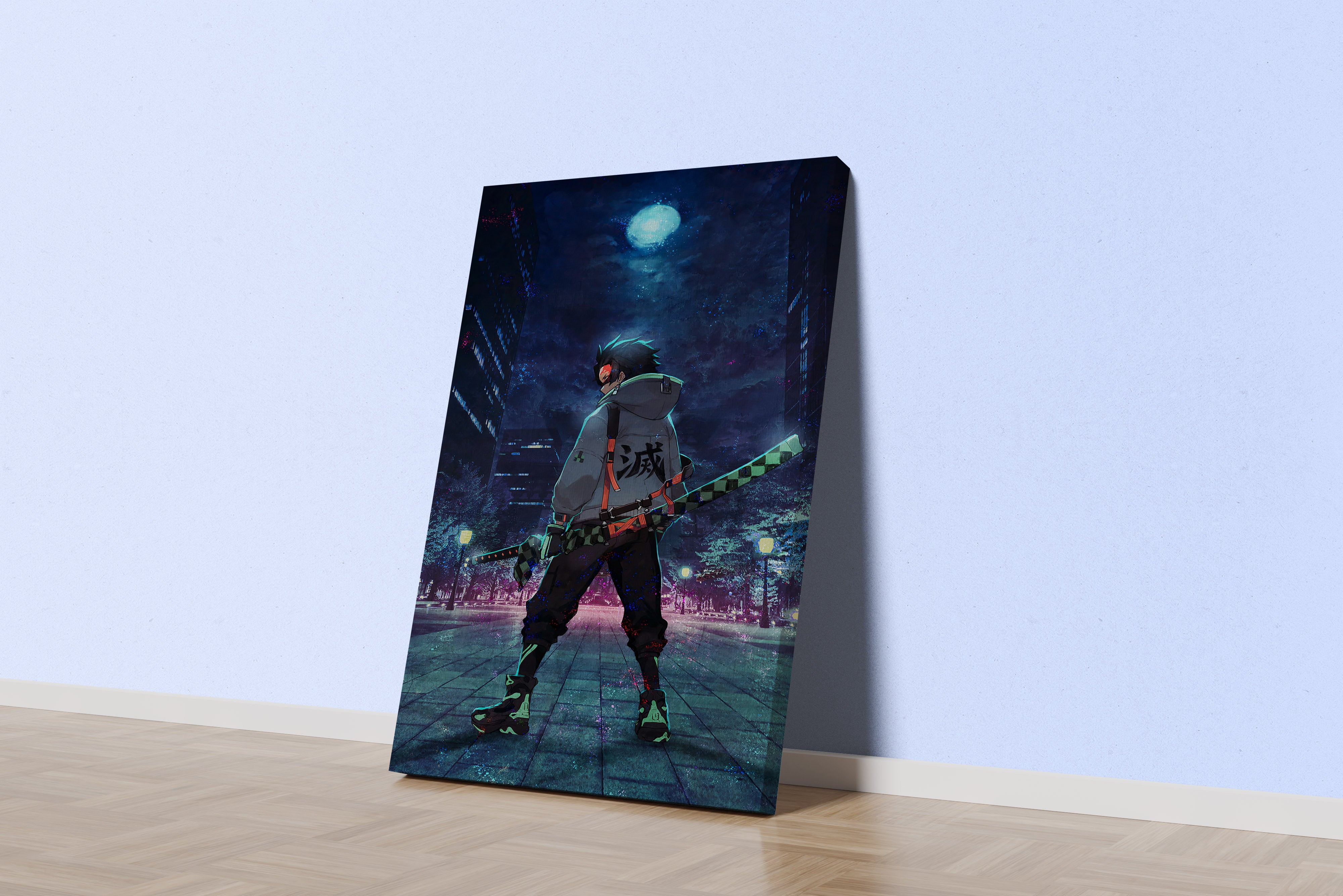 demon slayer model 19, series, anime, gaming art, art, kanvas tablo