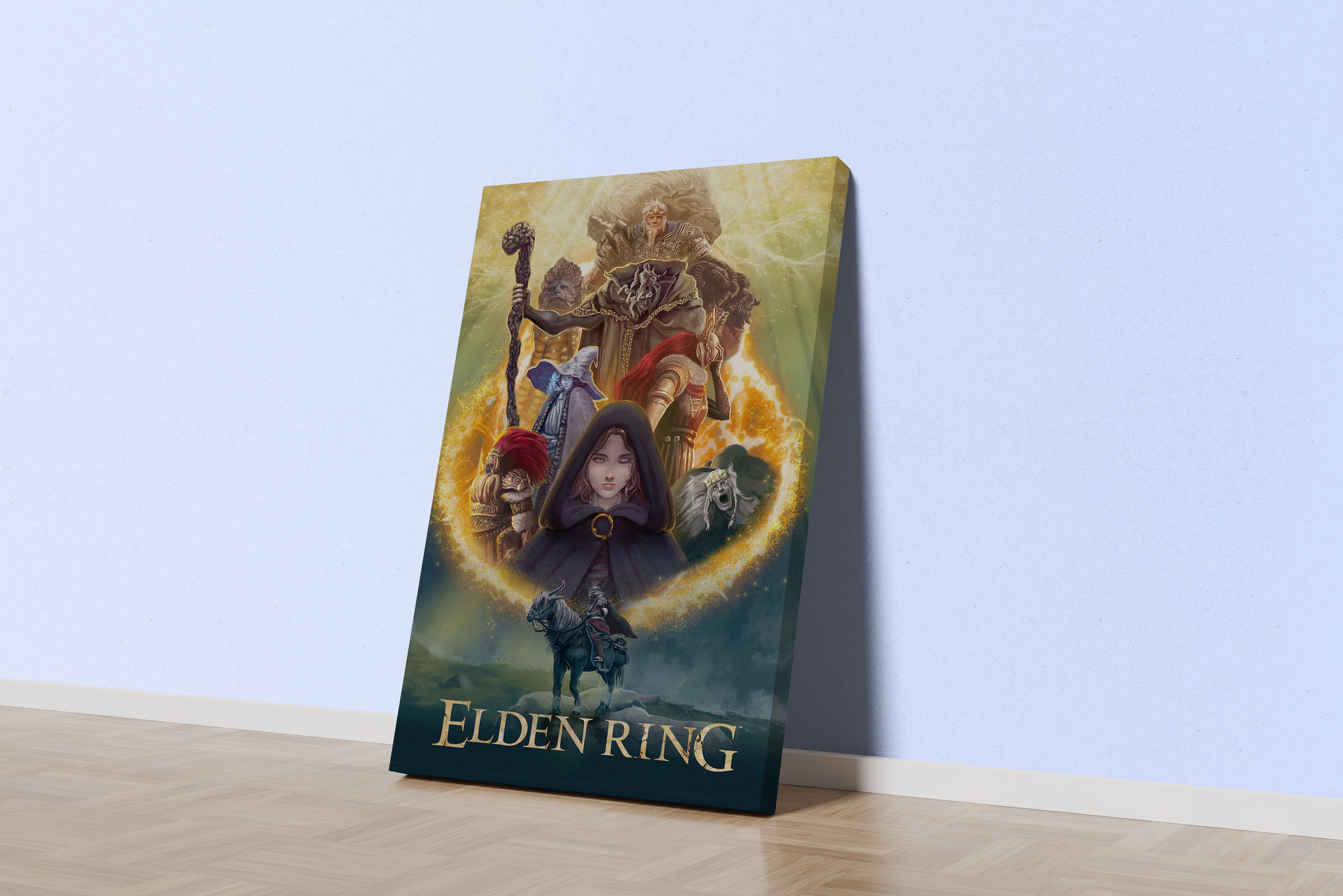 pc game, elden ring model 8, gaming art, art, kanvas tablo