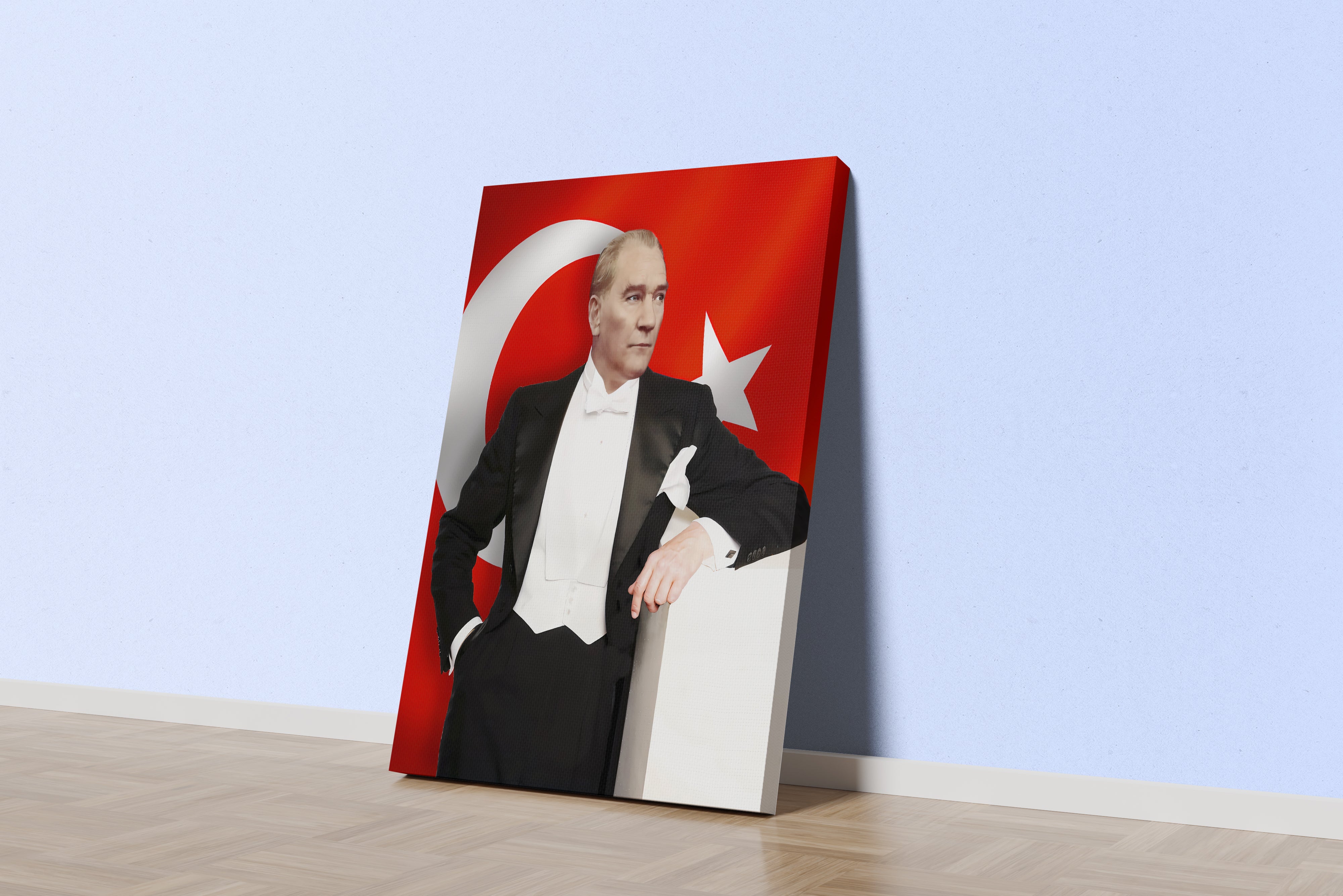 Atatürk portre model 17, art, kanvas tablo