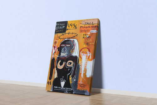 Jean-Michel Basquiat Praise Bebop Jazz Soyut Ekspresyon Kanvas Tablo
