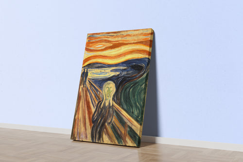 Edvard Munch Çığlık Ekspresyonist Sanat Kanvas Tablo