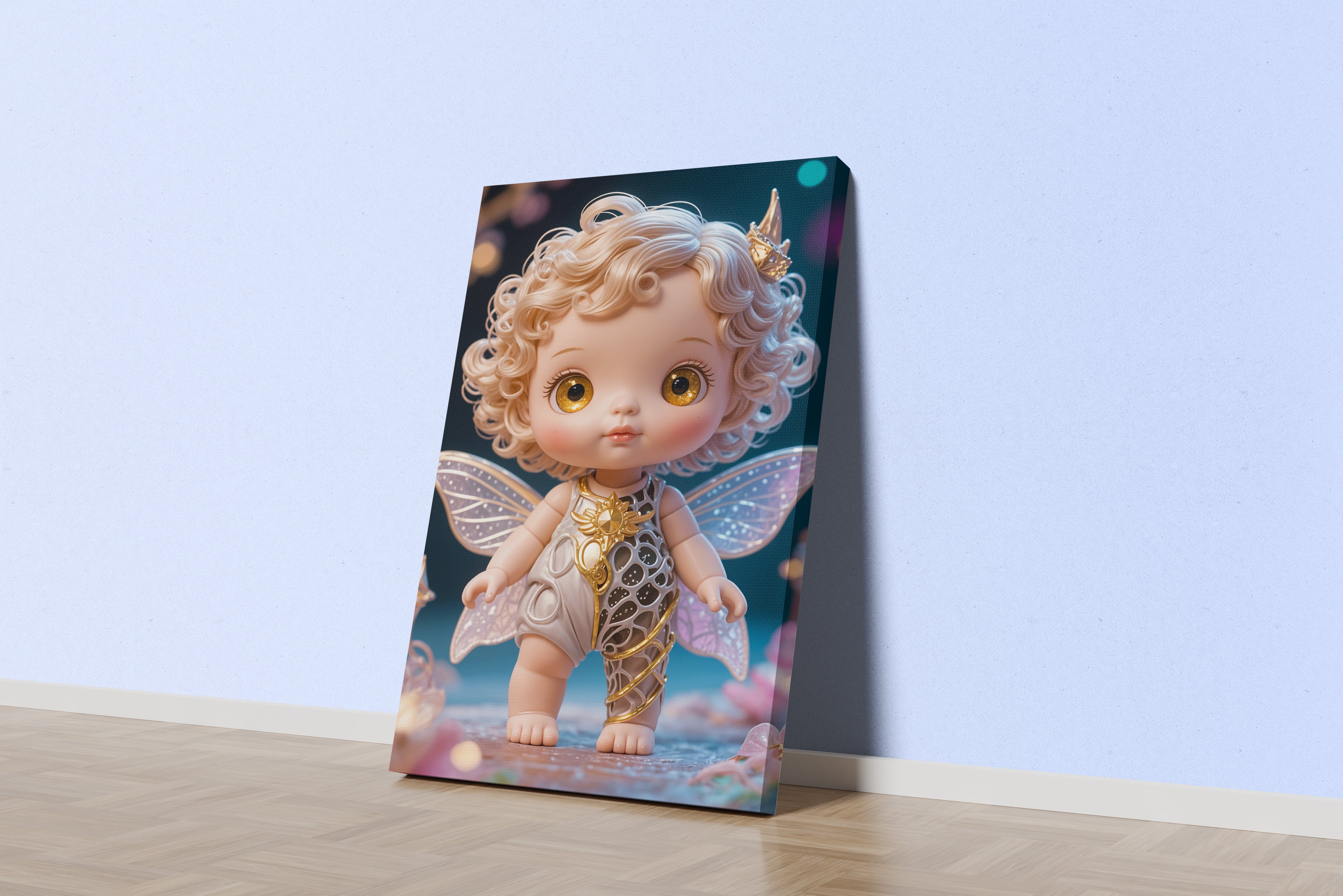 ai creation, baby doll model 4, kid, ai art, art, kanvas tablo